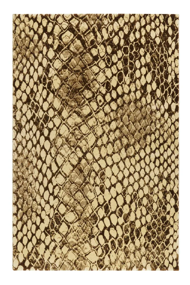 weconhome-teppich-snake-animal-print-beige-braun image 1