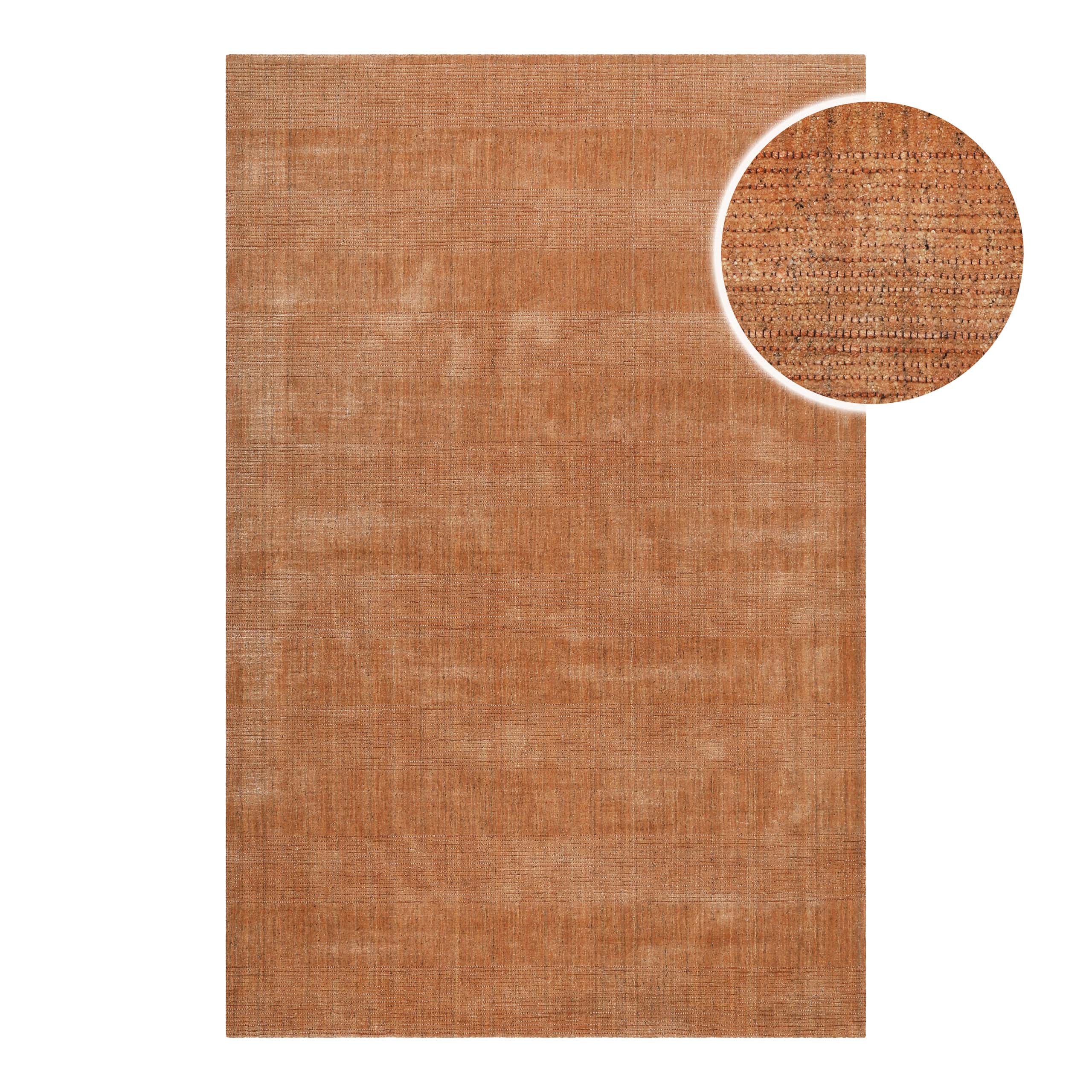 weconhome-seattle-kurzflor-teppich-kupfer-braun-tencel image 1