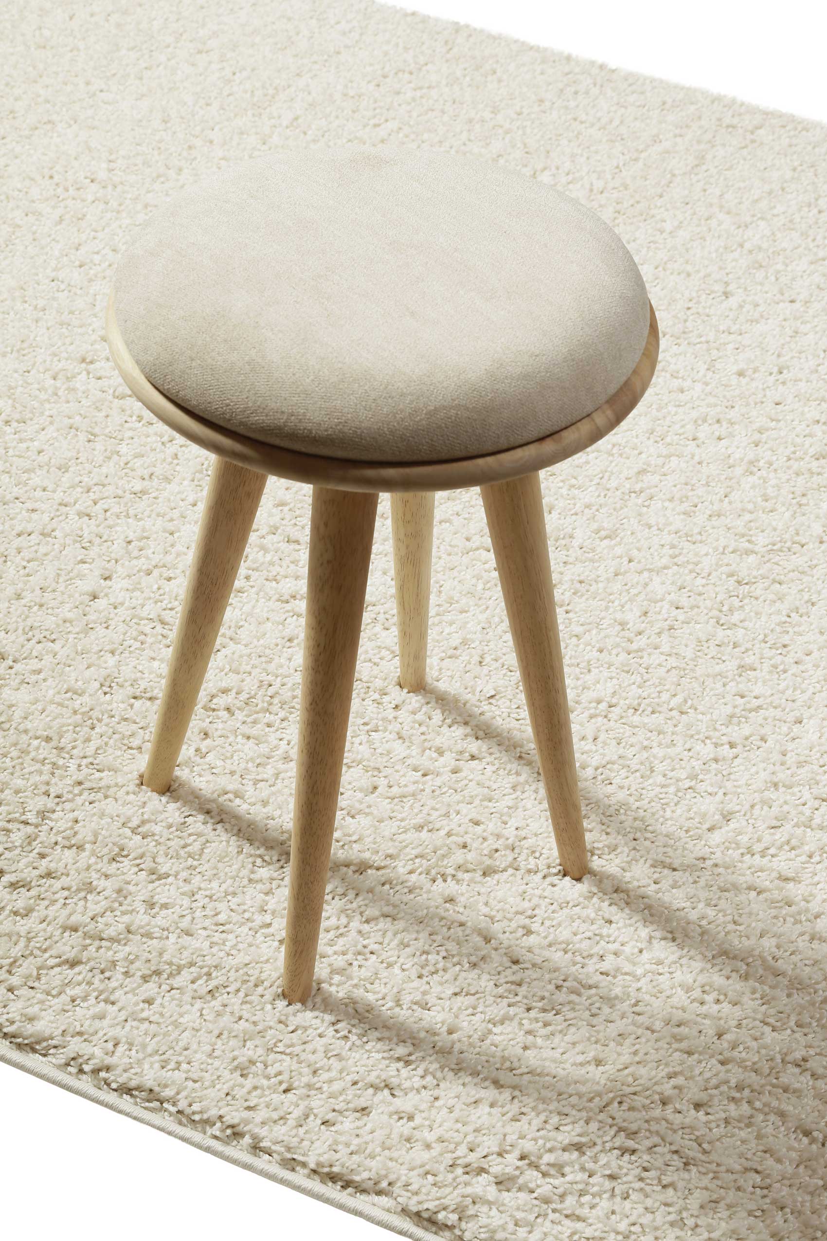 weconhome-basics-greta-hochflor-teppich-creme-wei-waschbar image 4