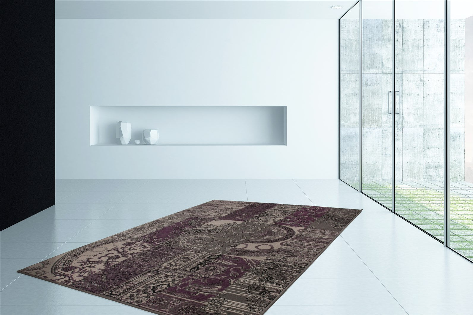 kayoom-sona-2086-teppich-antik-muster-im-patchwork-design-kurzflor image 6