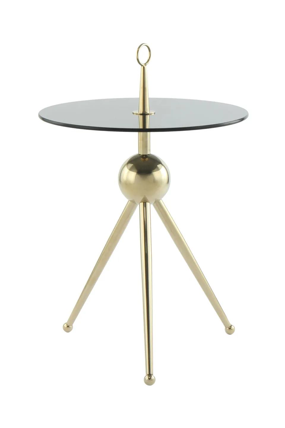 kayoom-ontario-325-beistelltisch-edelstahl-glas-luxus-design image 1