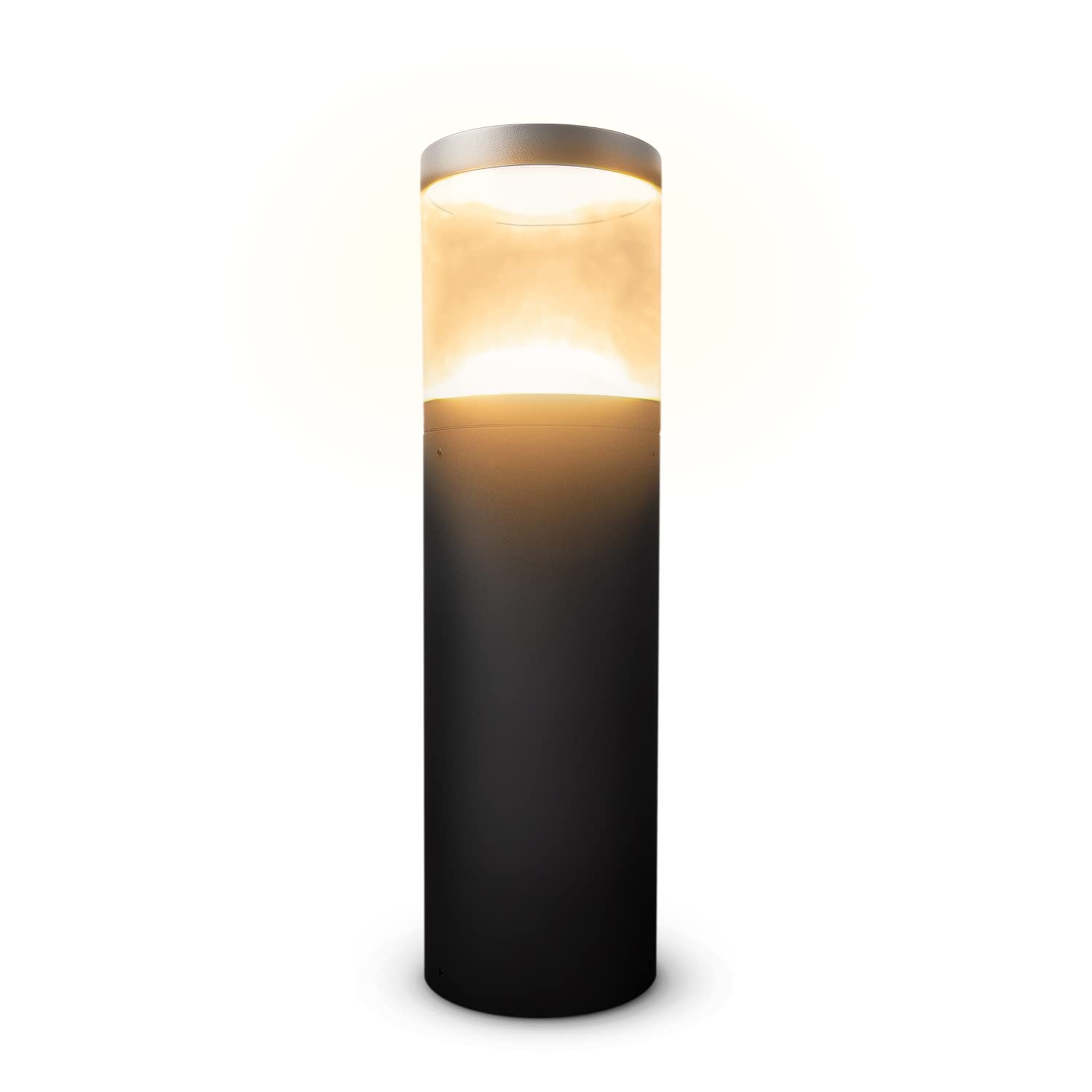 paco-home-led-pollerleuchte-outdoor-50-cm-anthrazit-aluminium-ip54-e27 image 2
