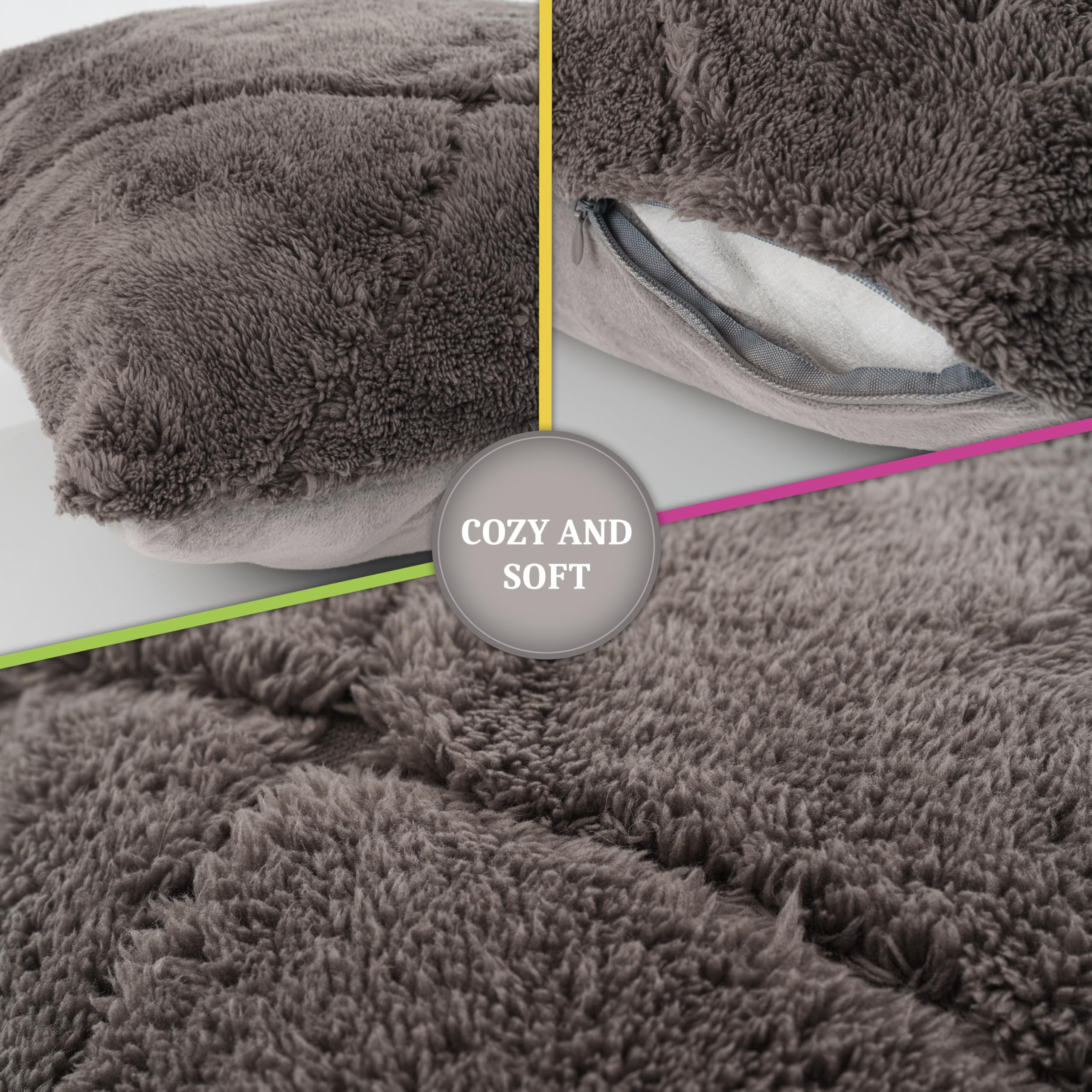 paco-home-2er-set-kissenbezug-dekokissen-3d-raute-anthrazit-kissenh-lle-100-poly image 3