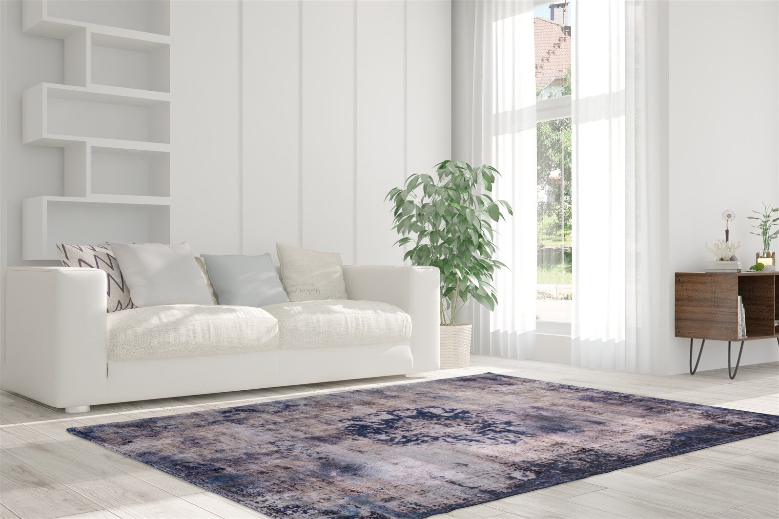 kayoom-vintage-8403-kurzflorteppich-vintage-design-pflegeleicht-baumwoll-r-cken image 6