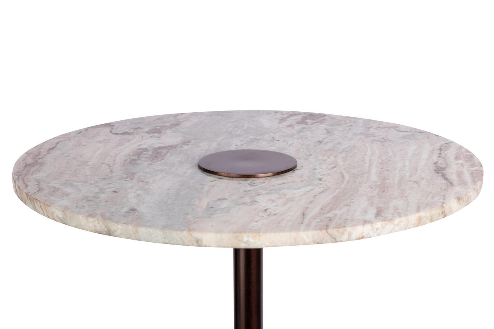 kayoom-beistelltisch-harry-125-marmor-optik-extravagantes-design-braun-gr-n image 3