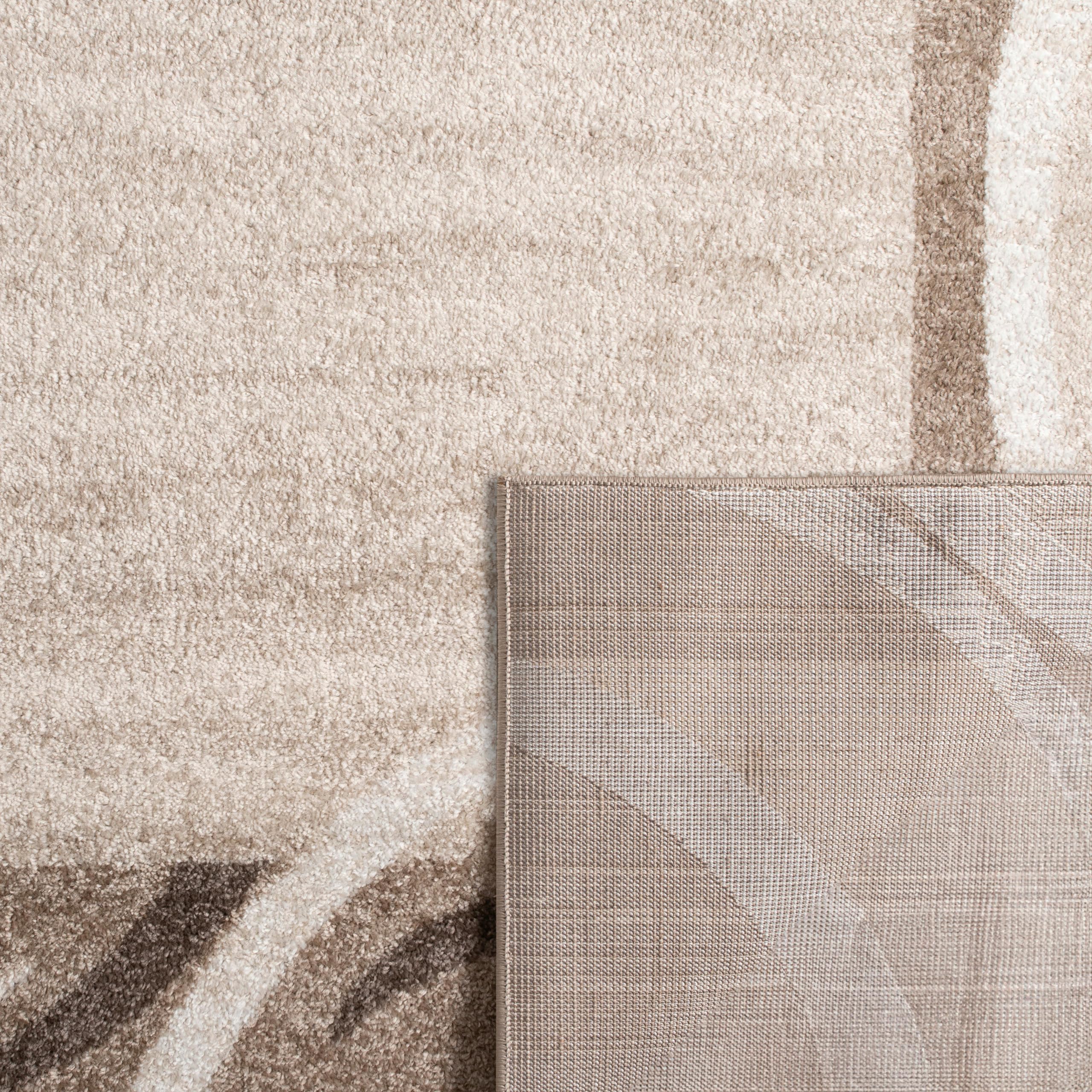 paco-home-vintage-kurzflor-teppich-80x150-cm-braun-beige-geometrisch image 4