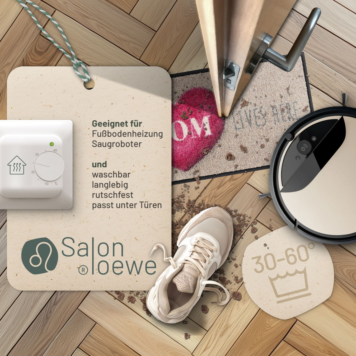 salonloewe-best-mom-beige-minimatte-30-x-75-cm-kleine-fu-matte-f-r-besondere-men image 2