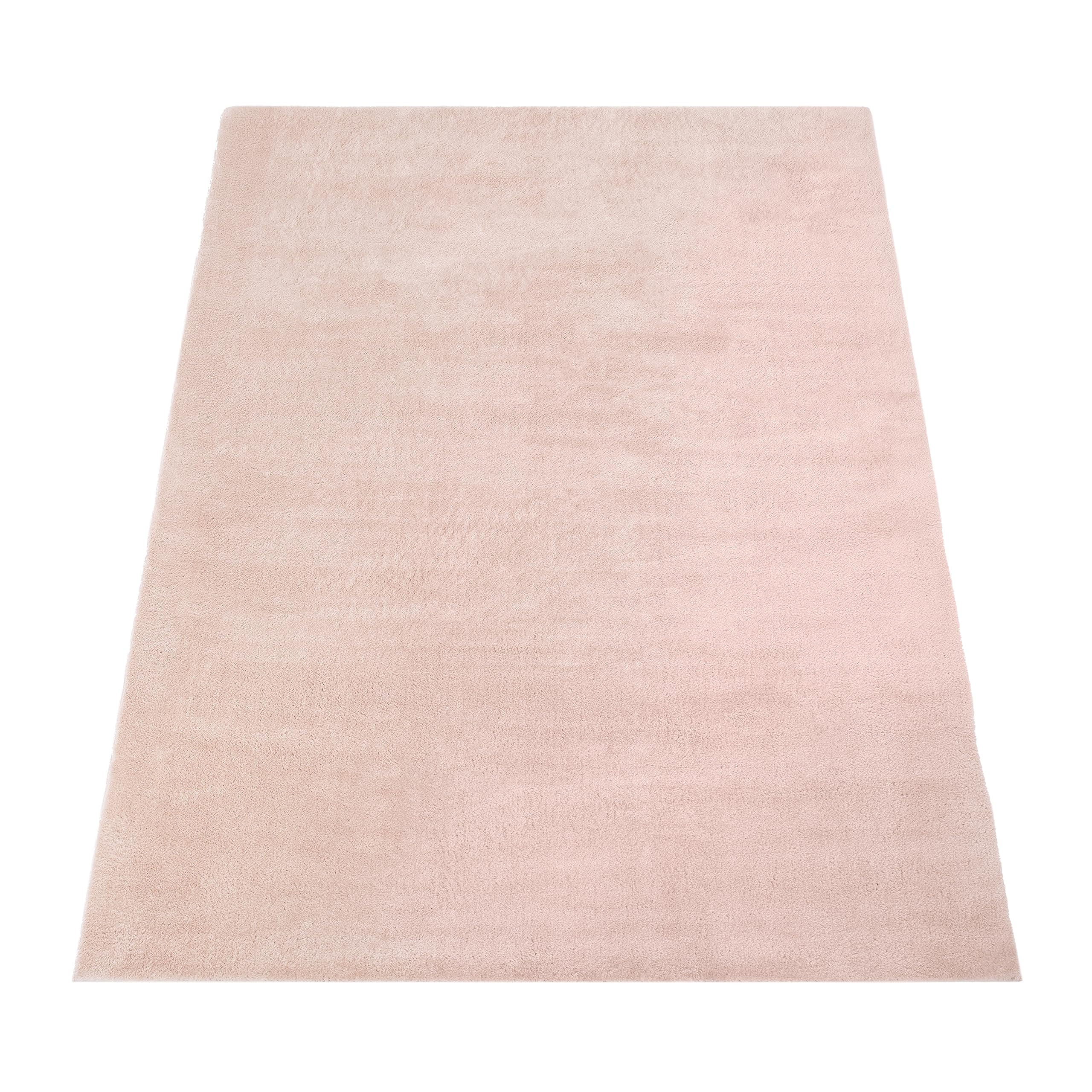 paco-home-style-teppich-kurzflor-einfarbig-rosa-160x220-cm image 7