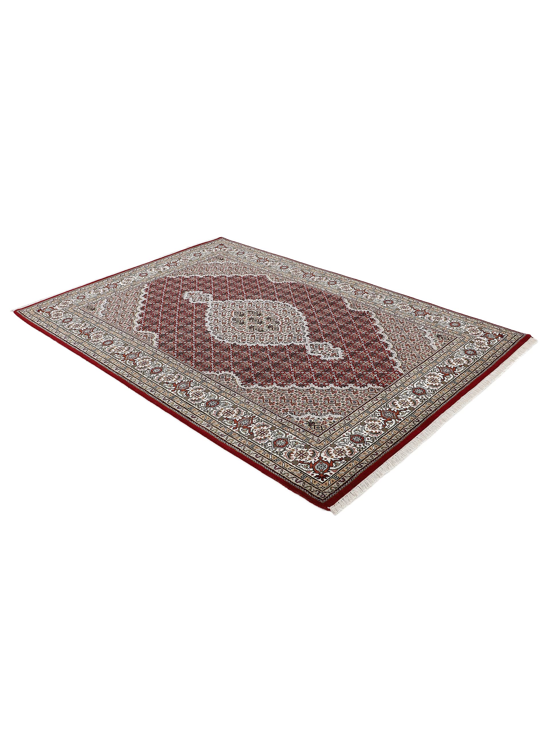 carpetfine-tabriz-mahi-teppich-rot-60x90-cm-handgekn-pft-wolle image 3