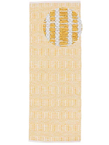 carpetfine-kelim-oregan-l-ufer-gelb-75x300-cm-flachgewebe-baumwolle image 8