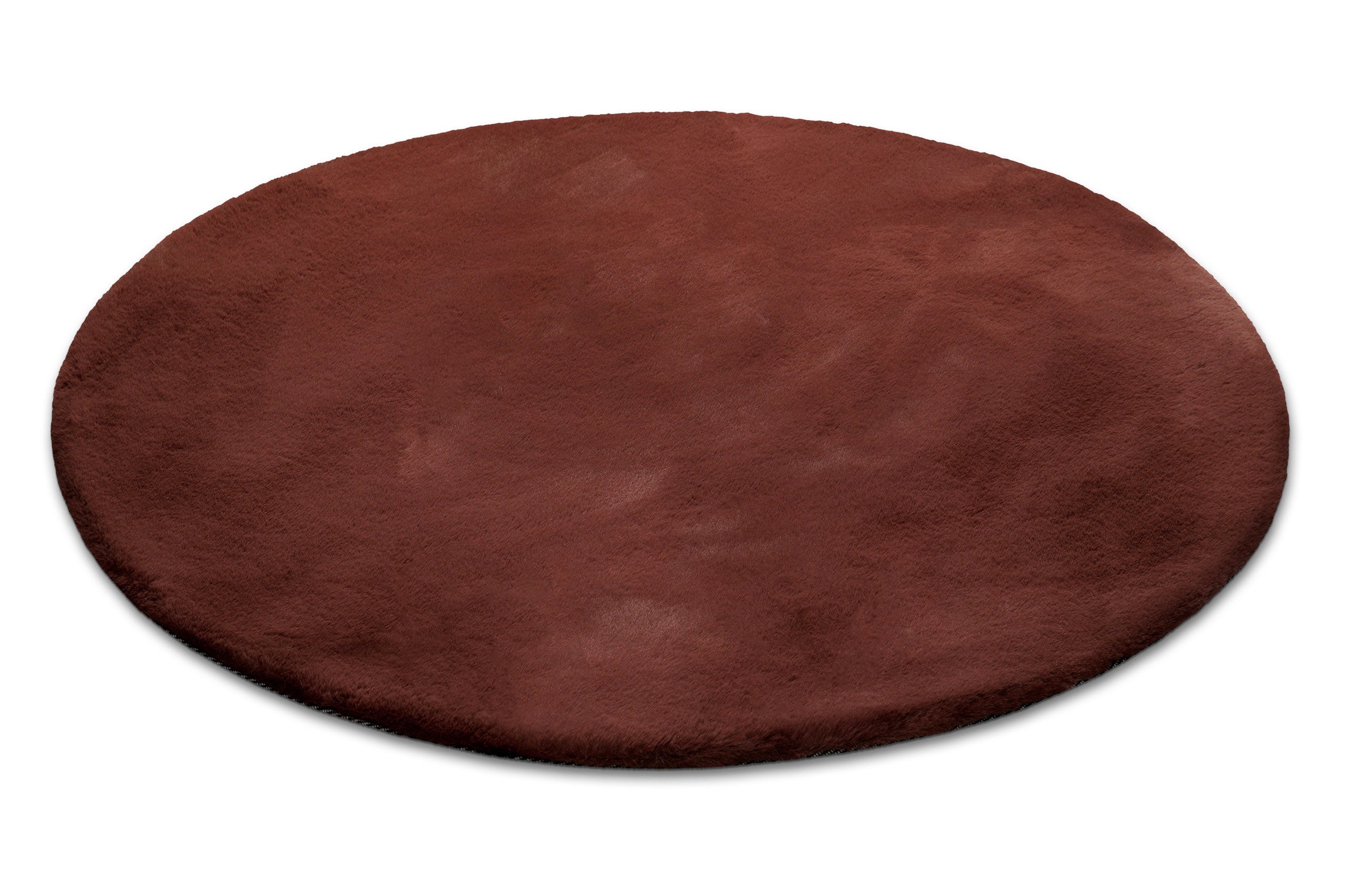 weconhome-basics-kunstfell-teppich-anna-rund-bordeaux image 4