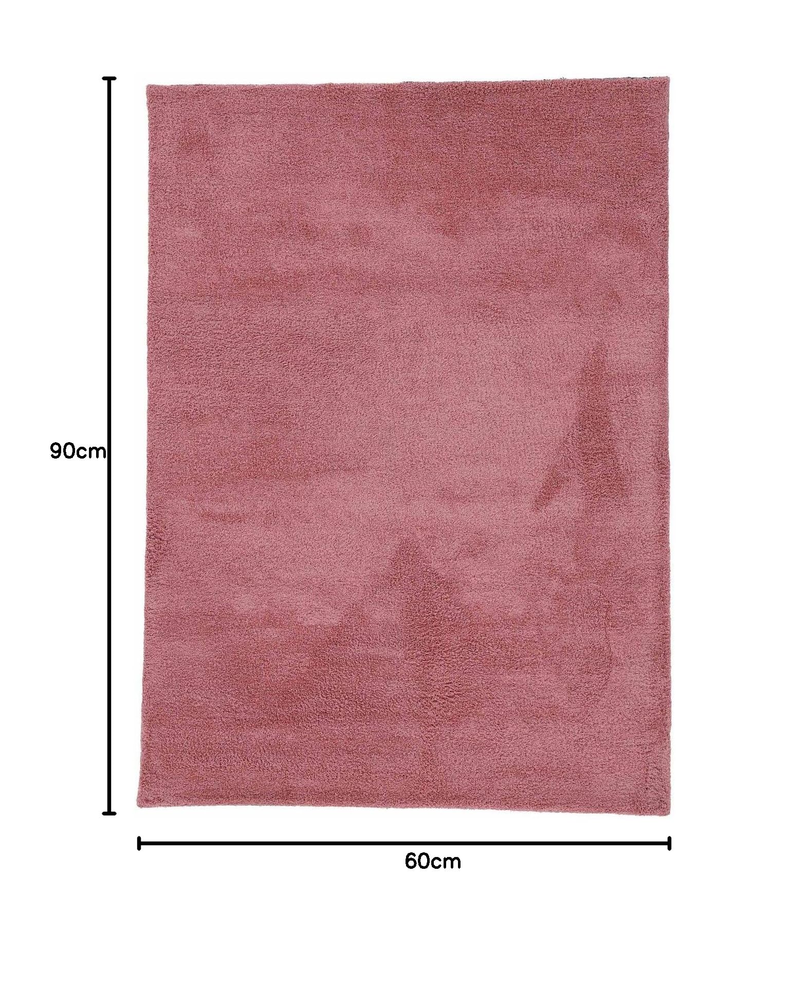 carpetfine-hochflorteppich-silky-rosa-60x90-cm image 2