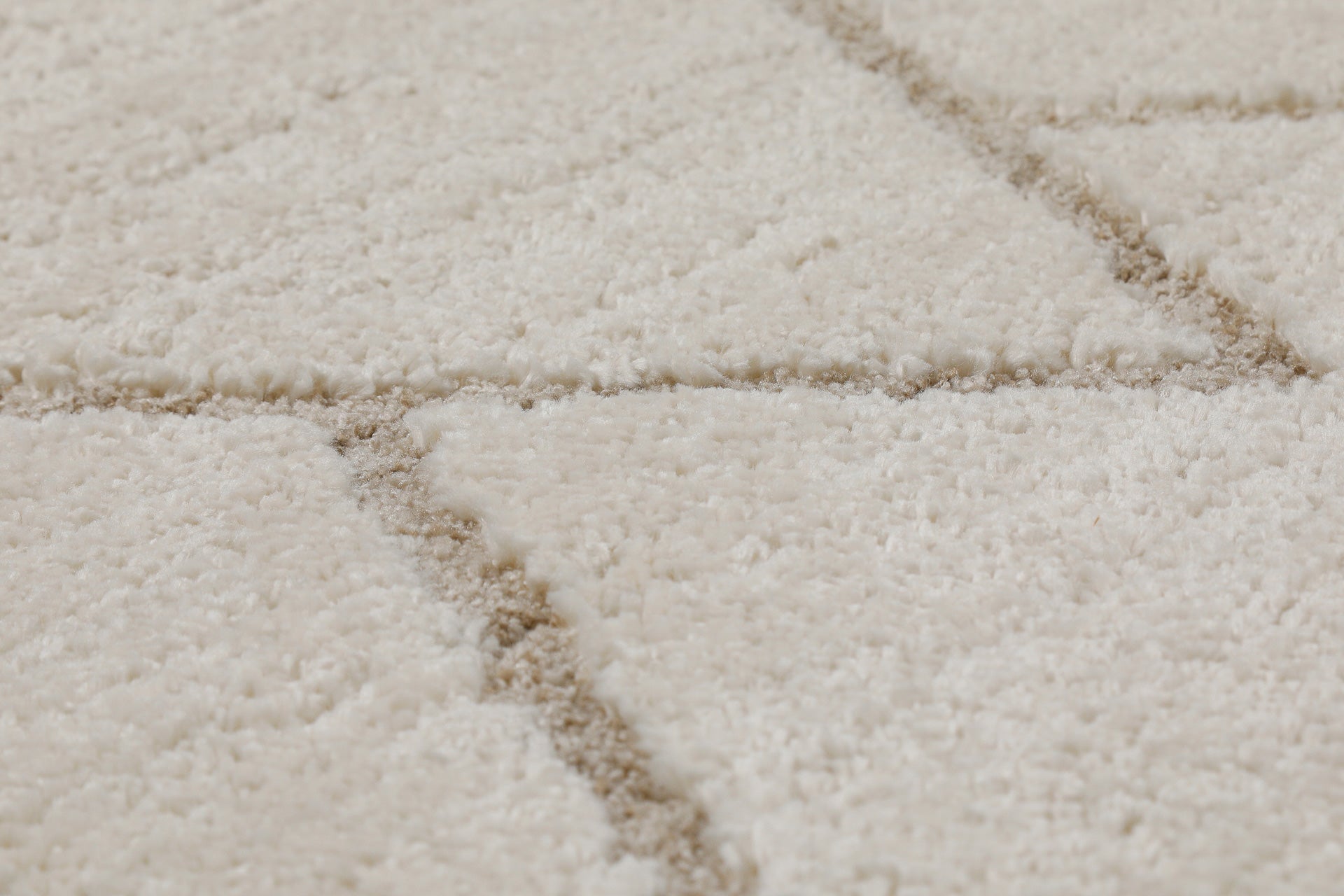 weconhome-kurzflor-teppich-pelle-creme-beige-rauten image 7