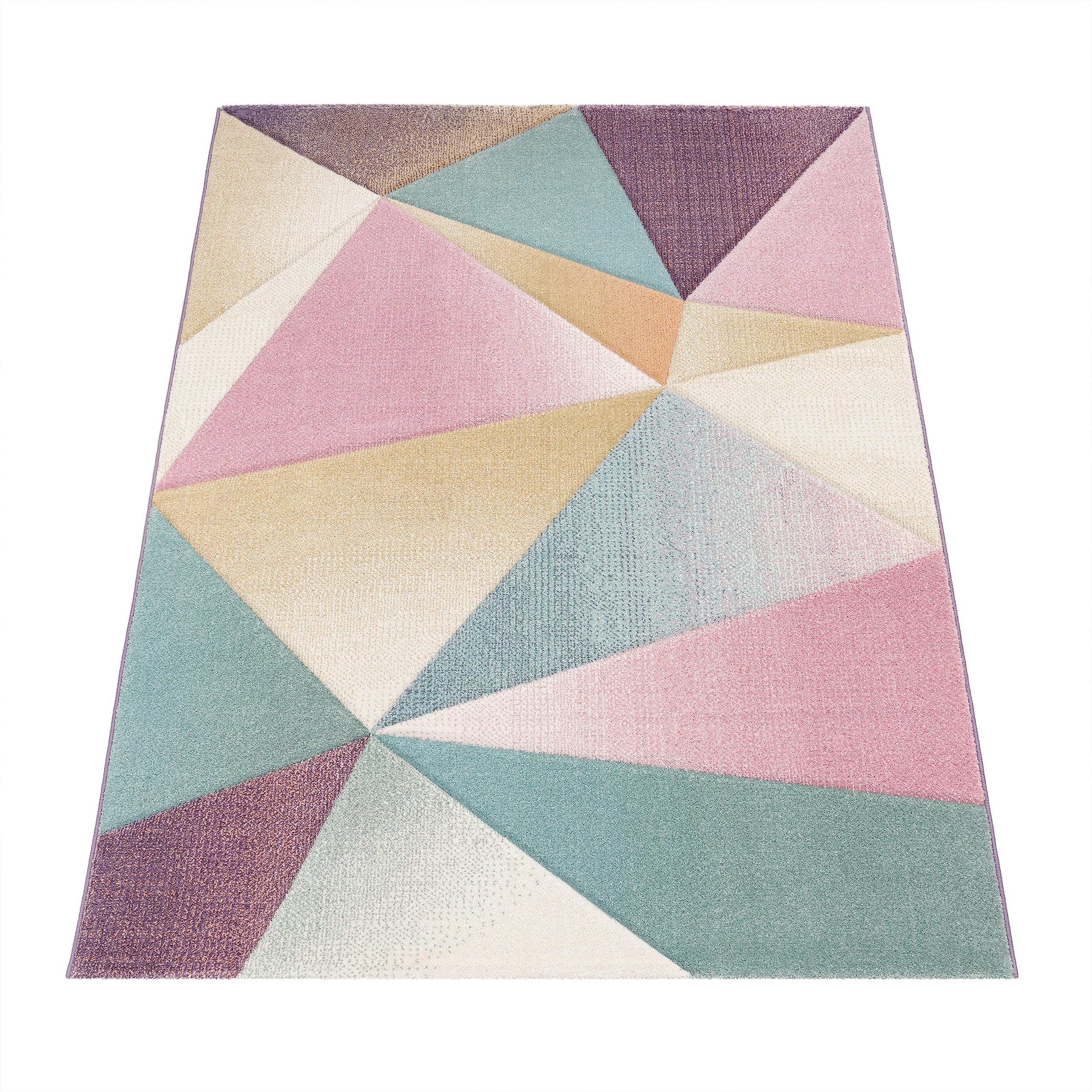 paco-home-kurzflor-teppich-pastell-geometrisch-60x100-cm-multi image 5