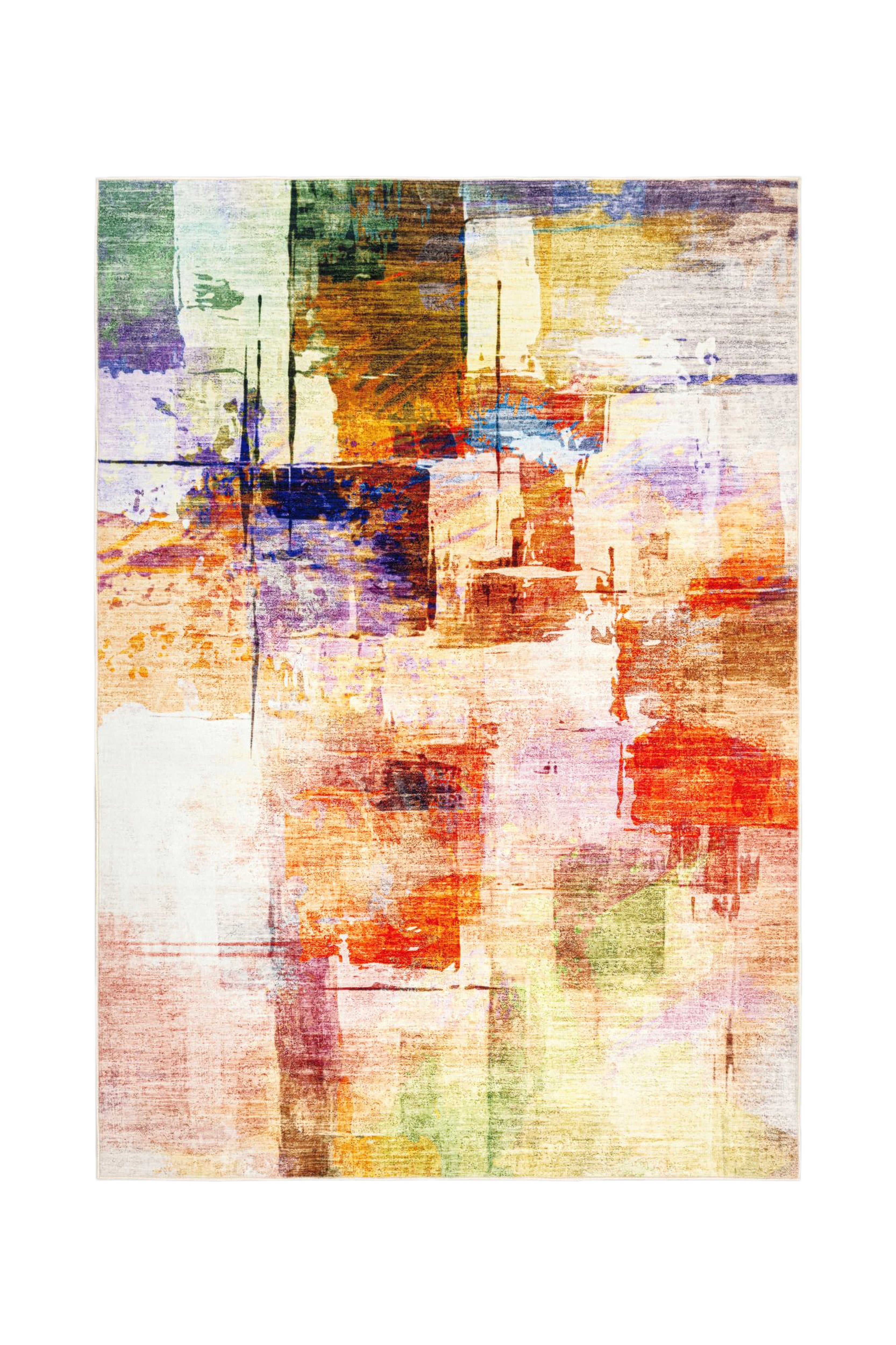 kayoom-visionary-134-multi-kurzflorteppich-6-mm-florh-he-900-g-m-polyester-mehrf image 8