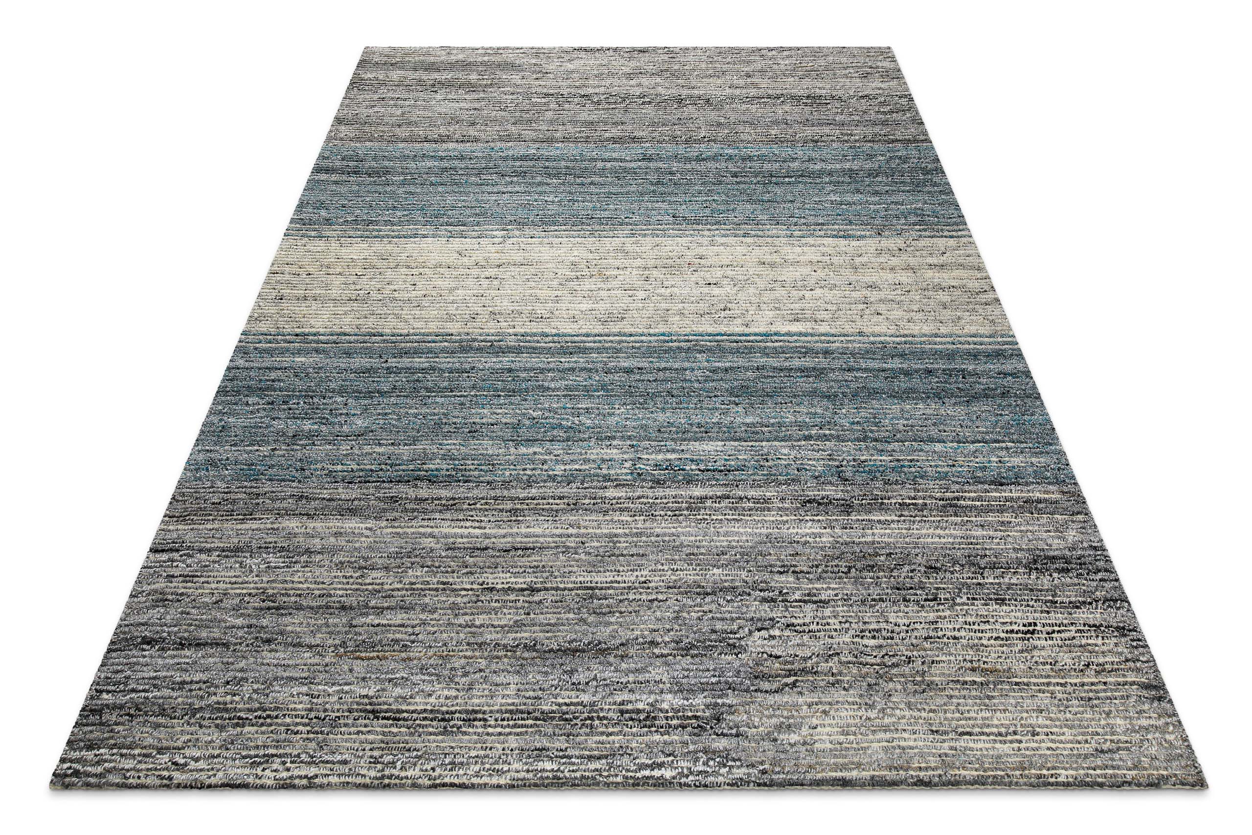 weconhome-hamptons-twentyfour-kurzflor-teppich-grau-blau-meliert image 3