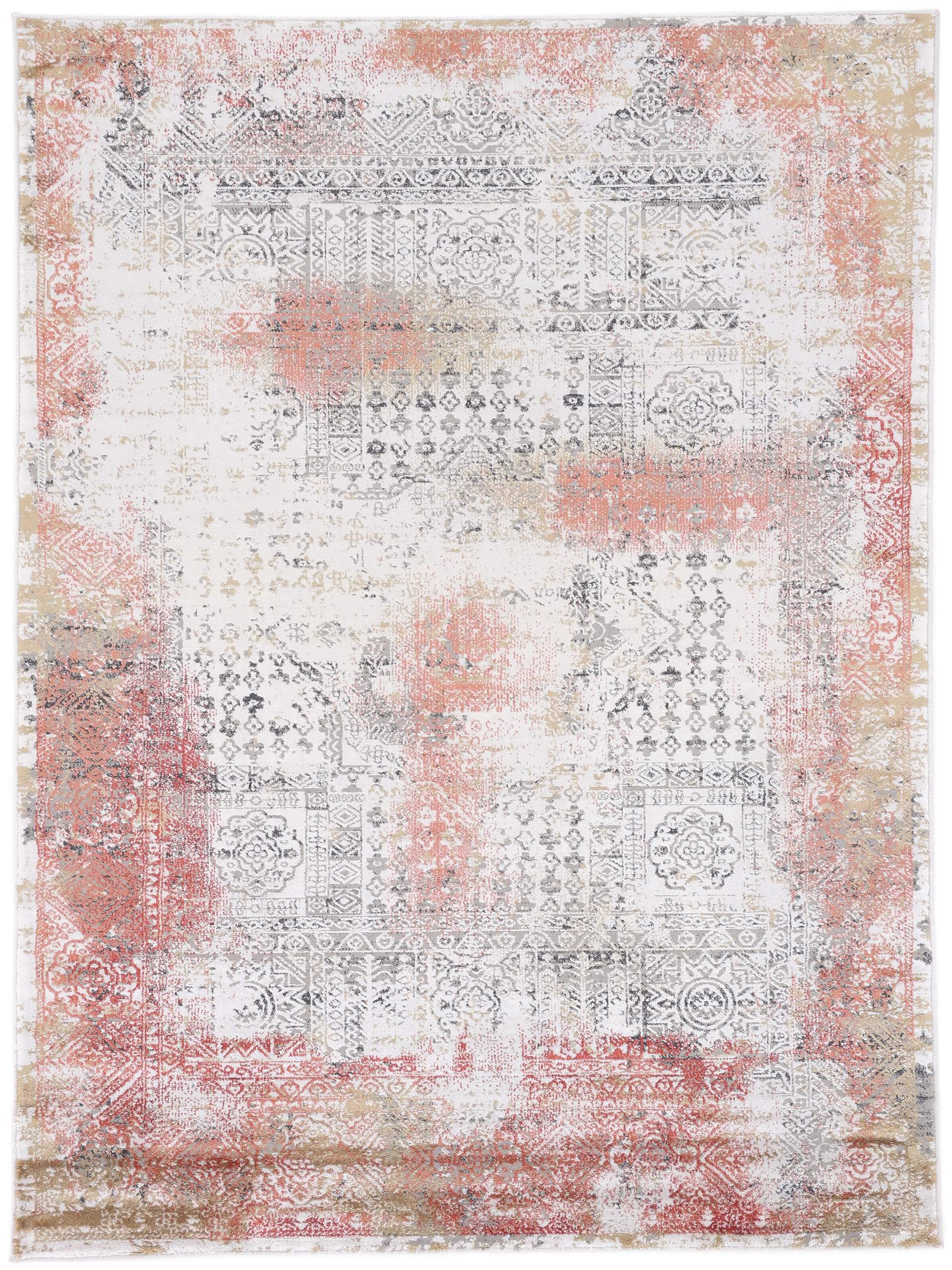 carpetfine-vintage-teppich-lyia-orange-120x170-cm image 1