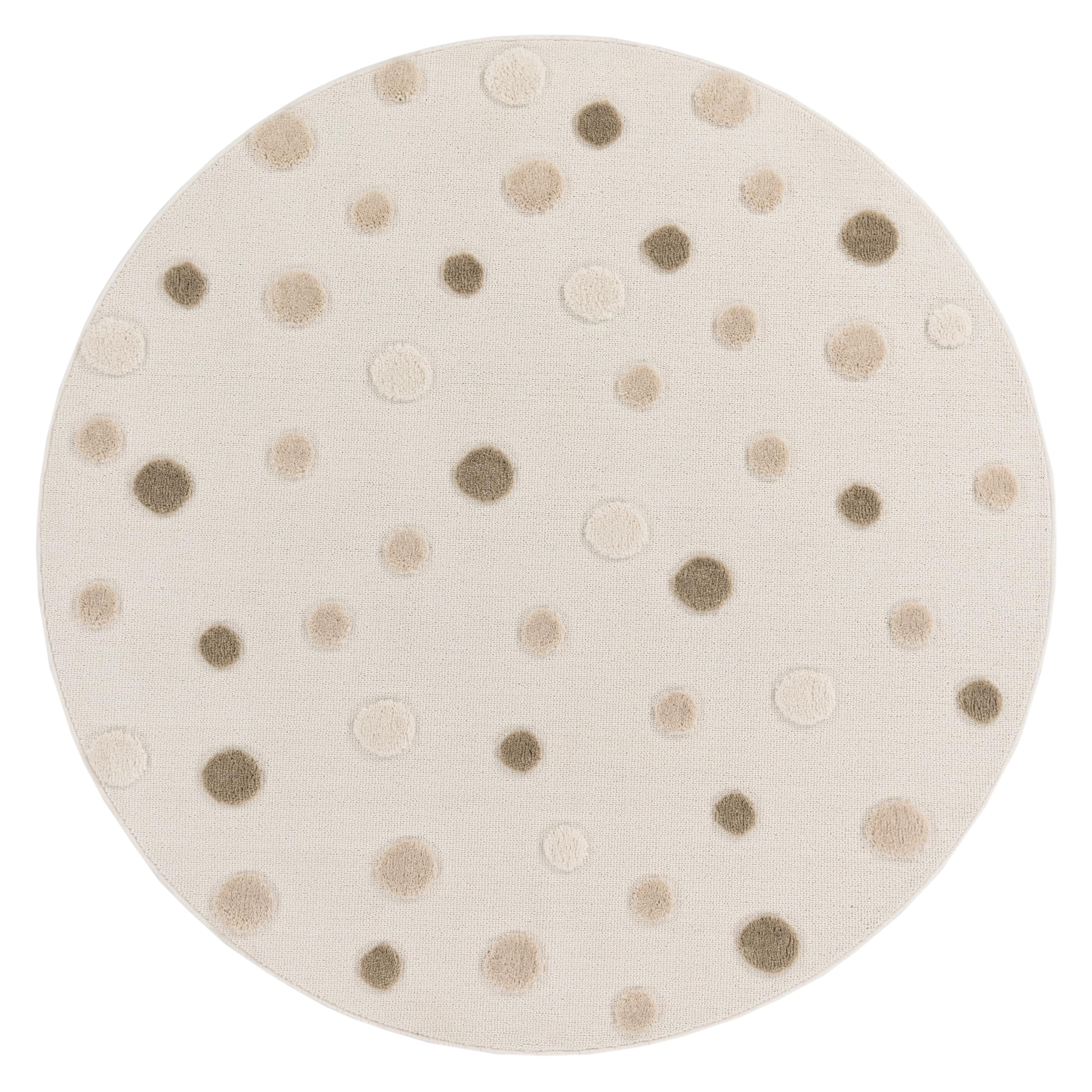 paco-home-kinderteppich-spielteppich-3d-punkte-160-cm-rund-creme image 5