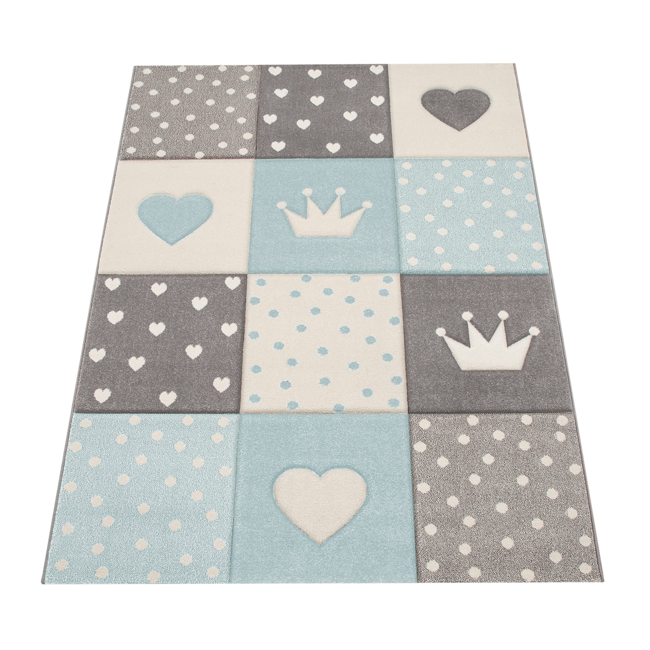 paco-home-kinderteppich-kurzflor-3d-pastell-160x230-cm image 5