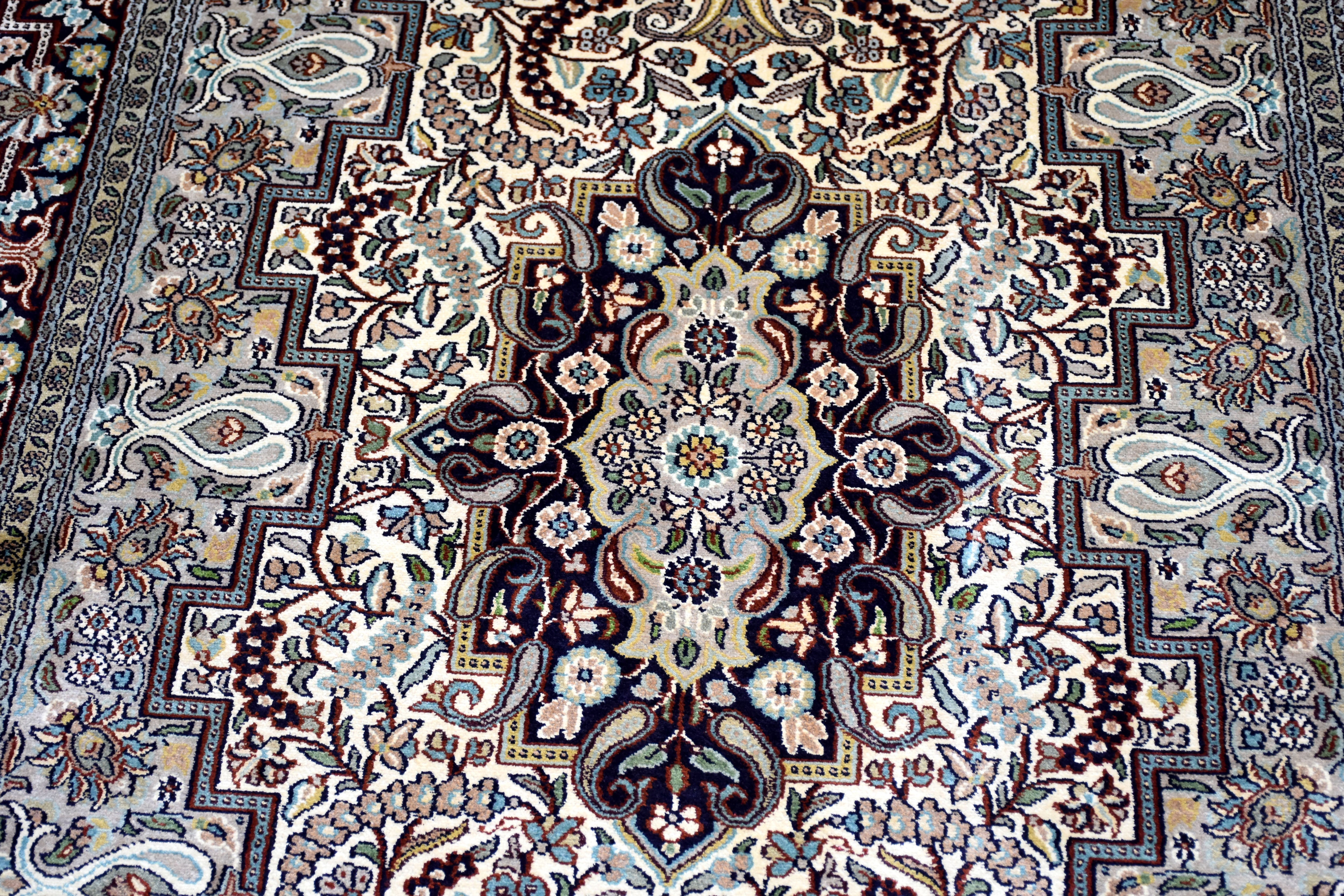 kayoom-kashan-9046-teppich-orient-design-handgewebt-123x182-cm image 4