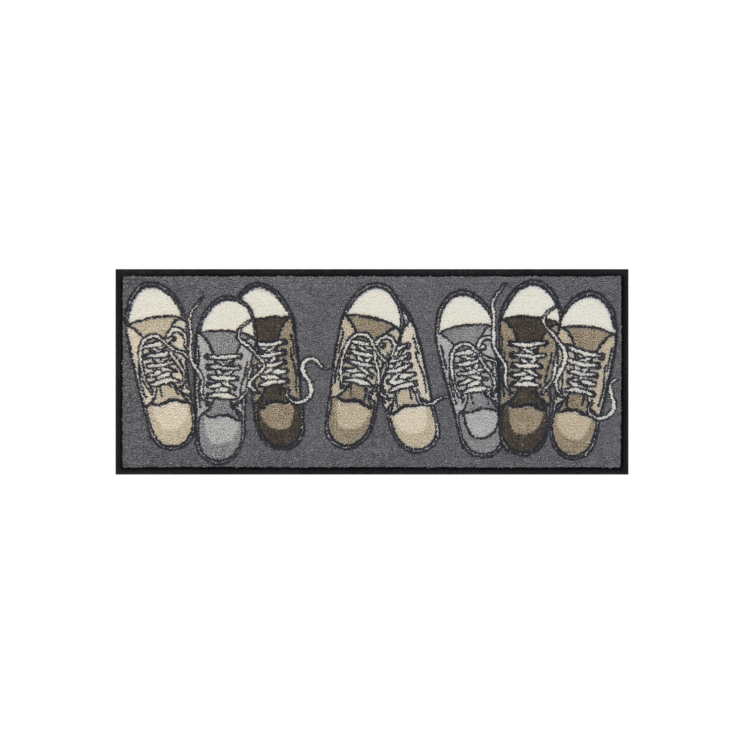 salonloewe-sneakers-minimatte-30-x-75-cm-stilvolle-fu-matte-mit-turnschuh-motiv- image 1