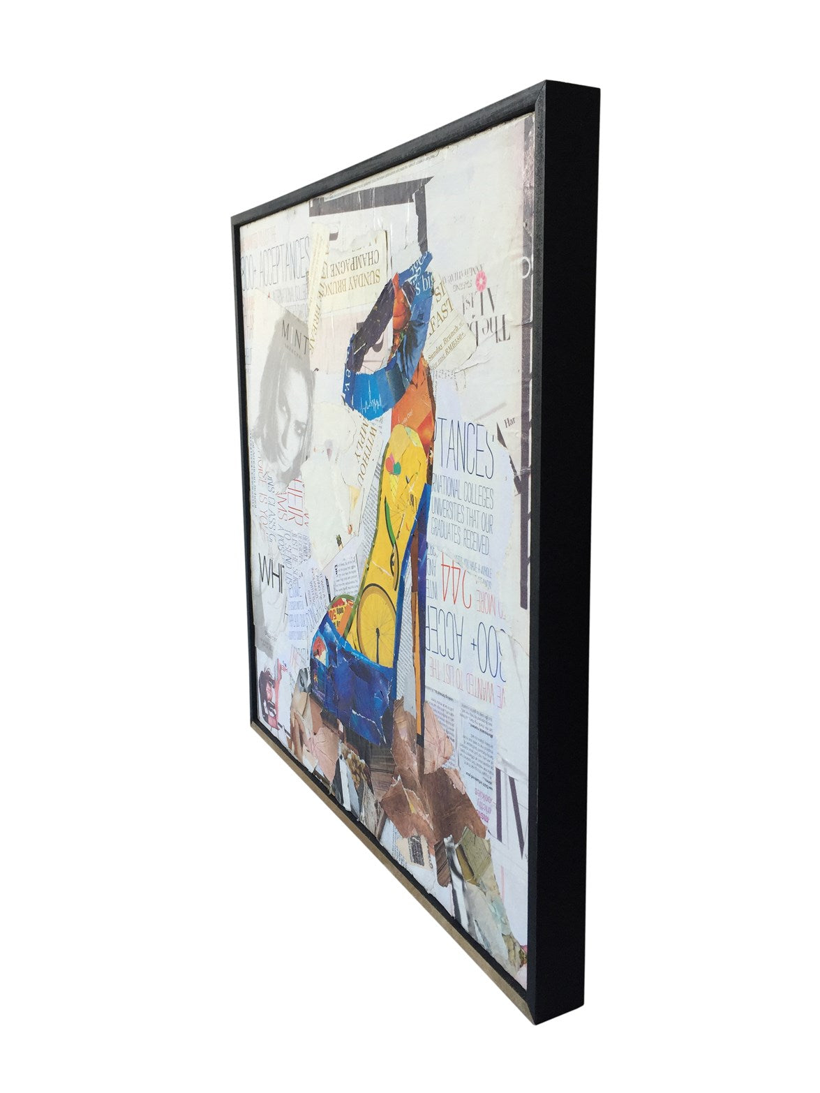 kayoom-papier-wandbild-dresscode-i-52cm-x-52cm-collage-aus-recycelten-magazinen image 2