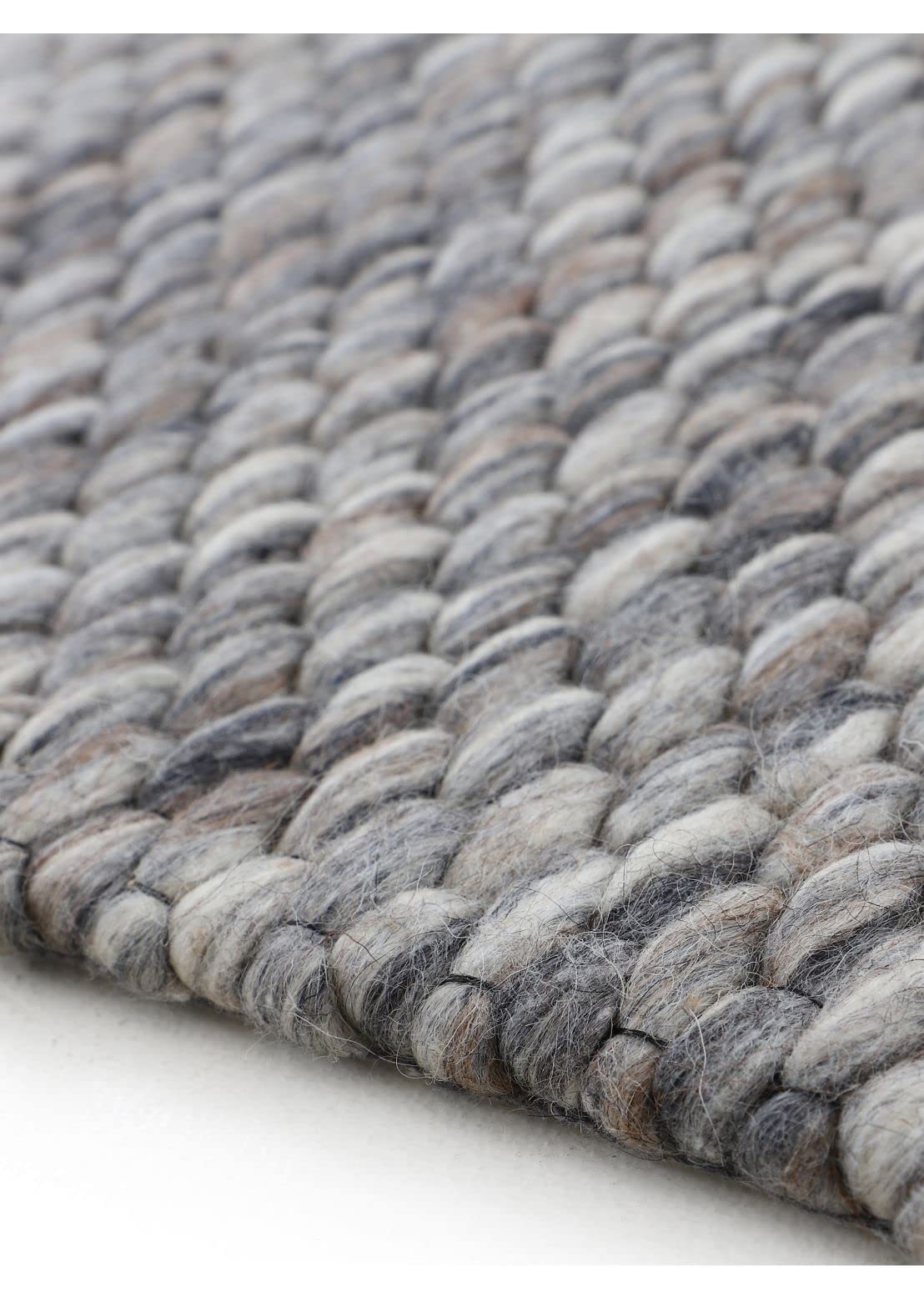 carpetfine-wollteppich-sina-natur-rund-grau-meliert-80-cm-wolle image 5
