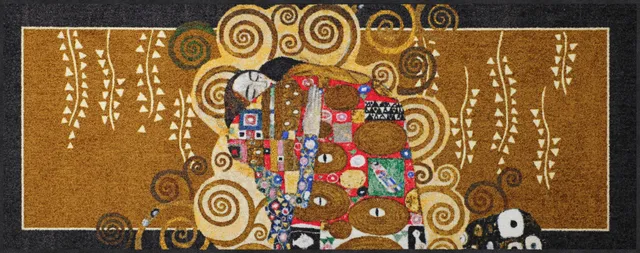 salonloewe-die-erf-llung-melange-l-ufer-75-x-190-cm-kunstmatte-im-klimt-stil image 1