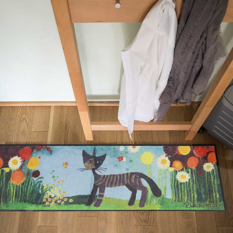 salonloewe-margherite-halb-rund-35-x-120-cm-fu-matte-mit-katzenmotiv-von-r-wacht image 2