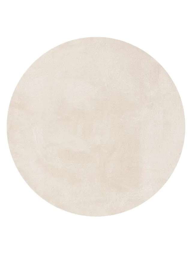 benuta-nest-teppich-nina-rund-150-cm-creme-uni-minimalistisch-waschbar image 1