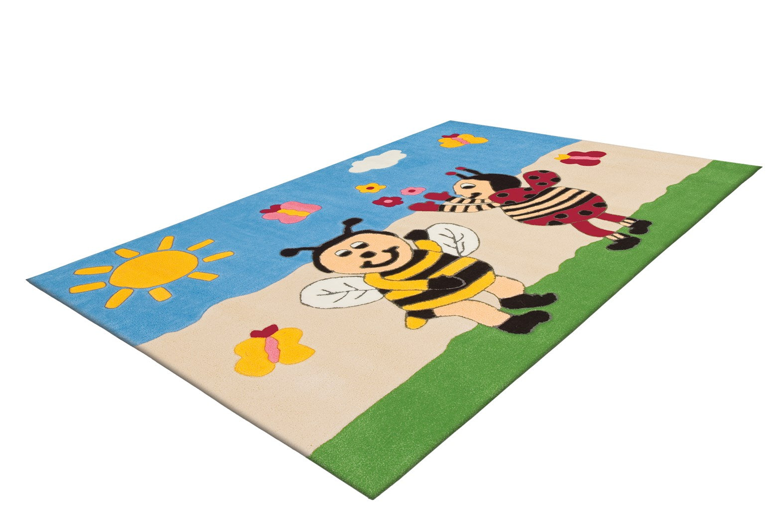 kayoom-joy-4091-bunter-motivteppich-pflegeleichter-acrylflor-verschiedene-farben image 3