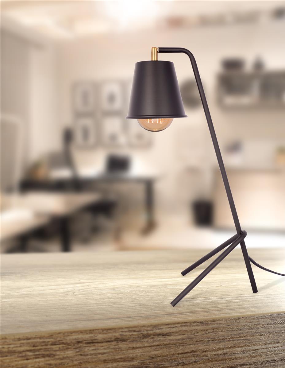 kayoom-mariti-1110-tischlampe-schwarz-mattes-design-blendfreies-licht-modern image 2