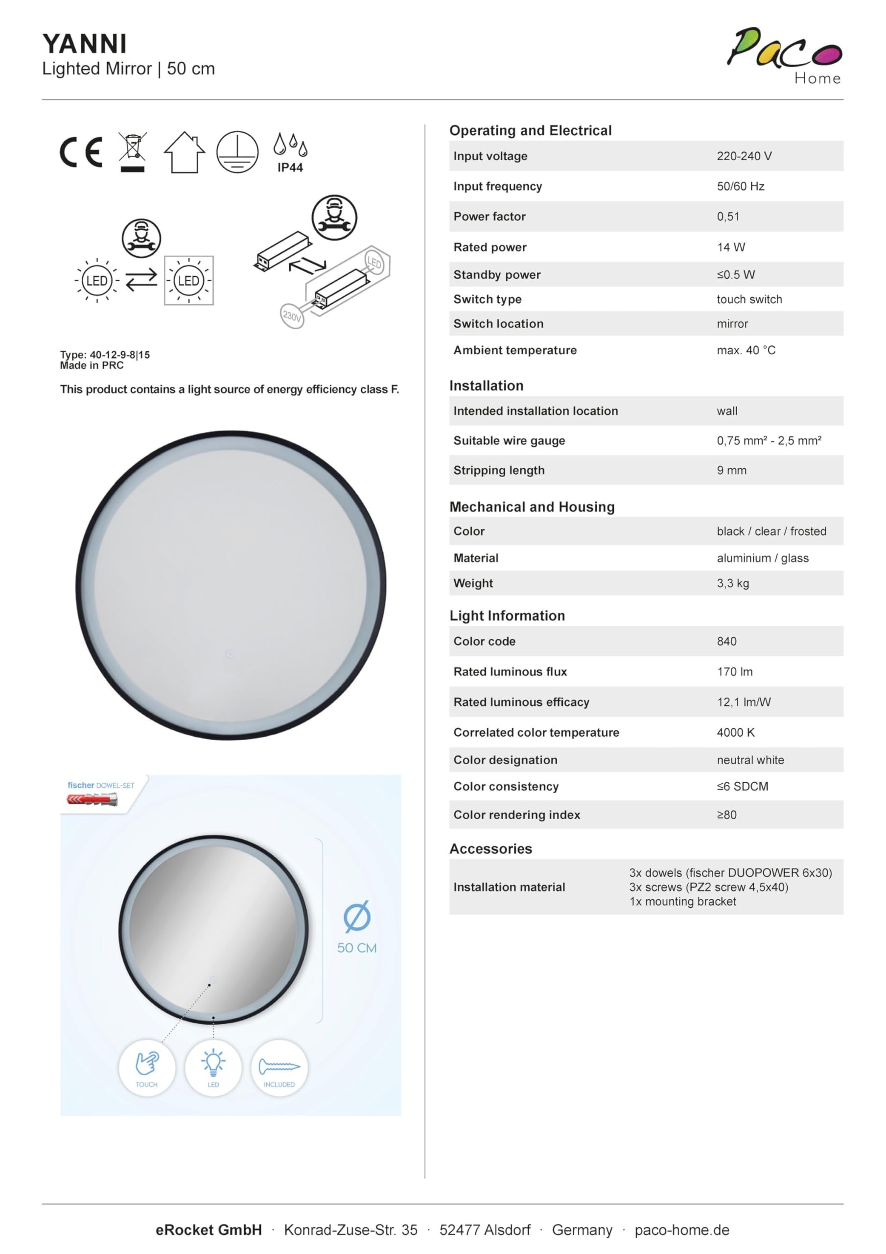 paco-home-typ-6-badspiegel-rund-50cm-mit-led-beleuchtung-und-touch-schalter image 7