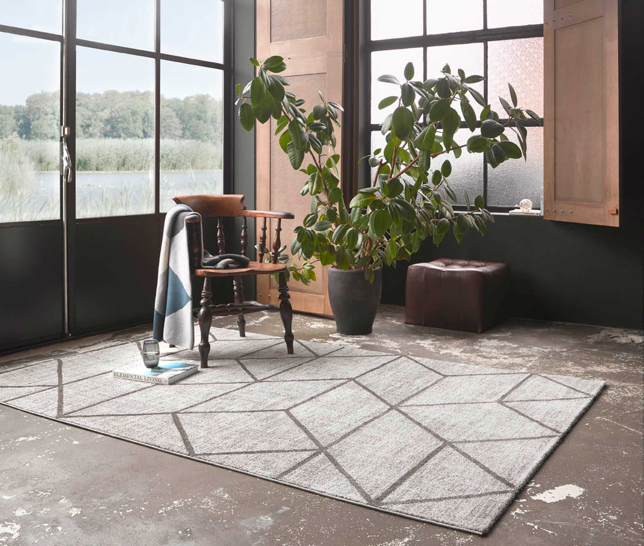 weconhome-bossa-lounge-kurzflor-teppich-beige-taupe-3d-optik-pflegeleicht-oeko-t image 8