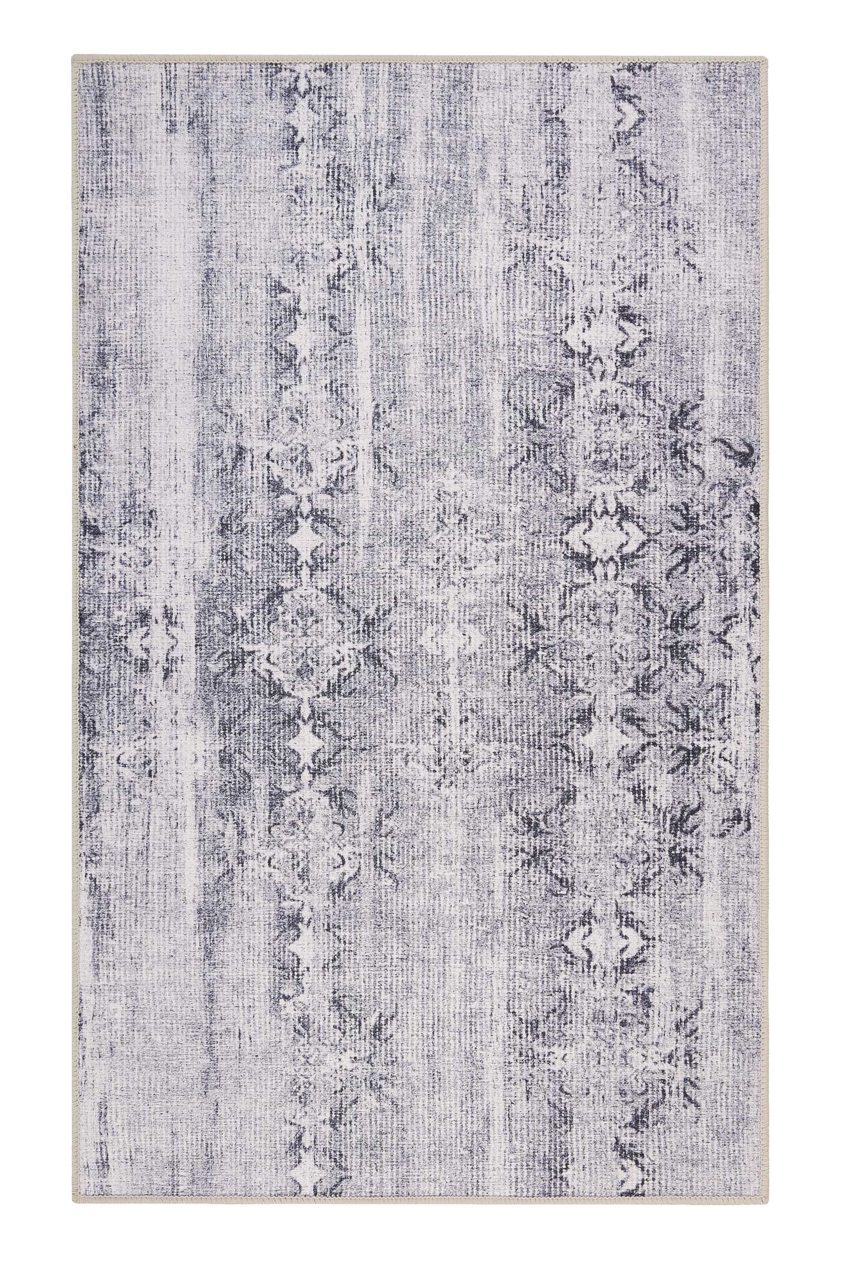 weconhome-badteppich-sydney-grau-aubergine-vintage-gewebt image 1