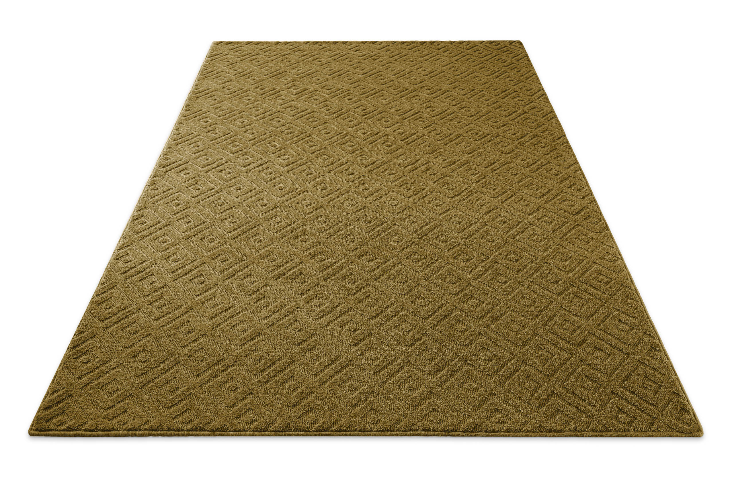 weconhome-castello-two-kurzflor-teppich-blass-gr-n-aus-schurwolle image 3
