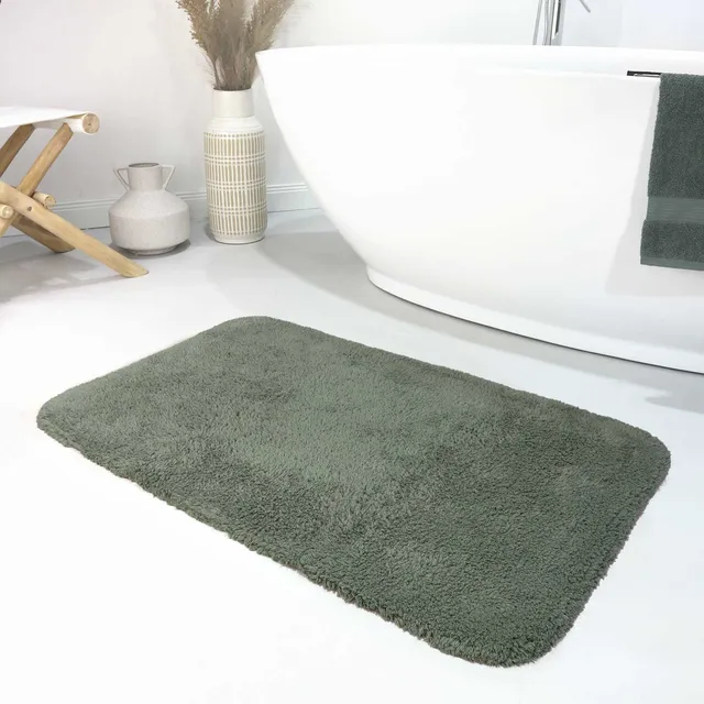 weconhome-basics-badteppich-ole-gr-n-baumwolle image 1