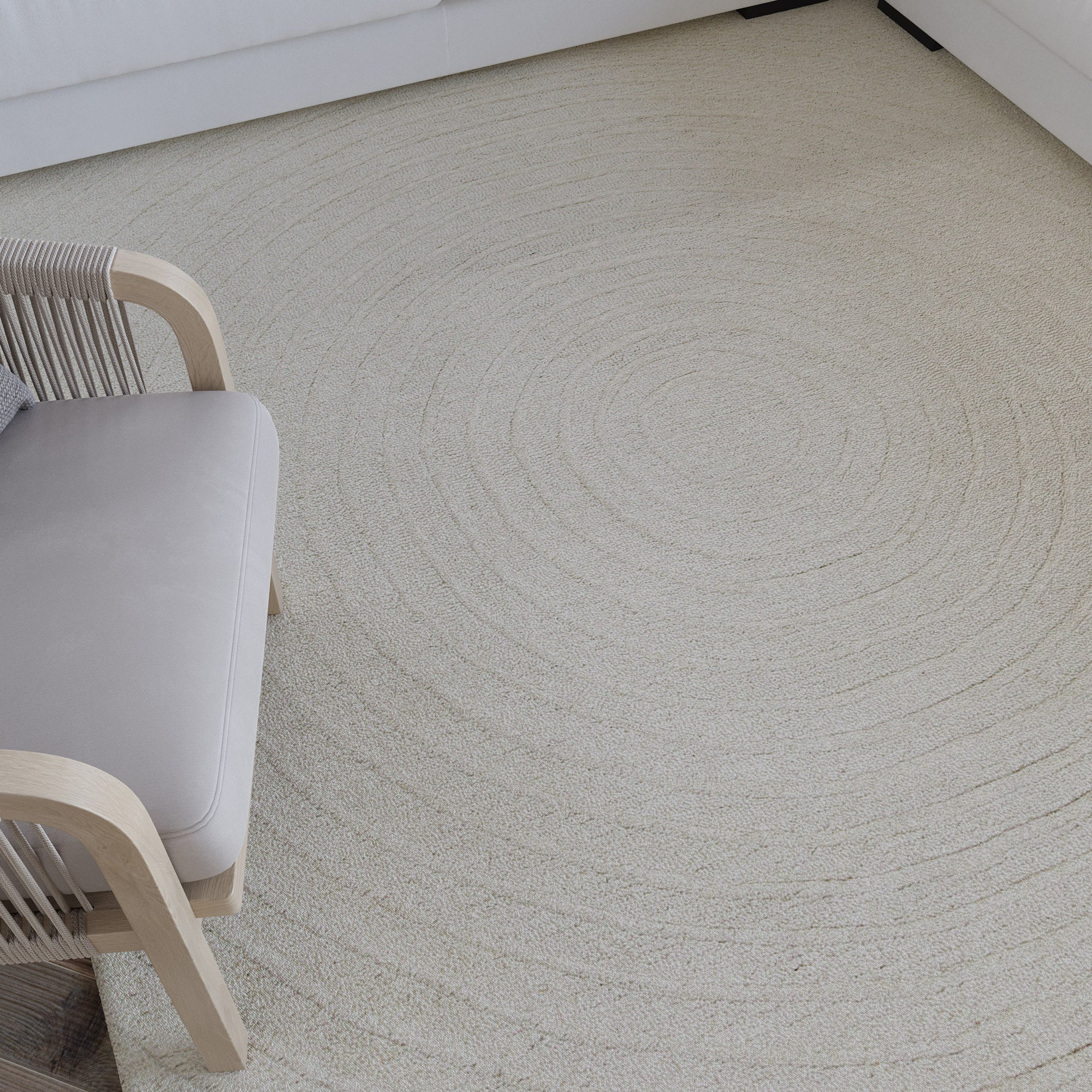 weconhome-hamptons-nineteen-kurzflor-teppich-creme-wei-schurwolle image 2