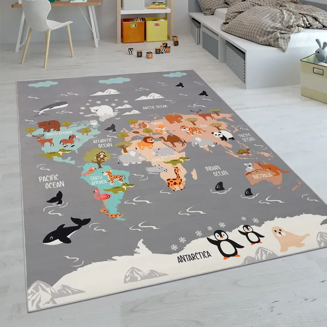 paco-home-bino-kinderteppich-140x200-cm-grau-3-rutschfest-spielteppich image 1