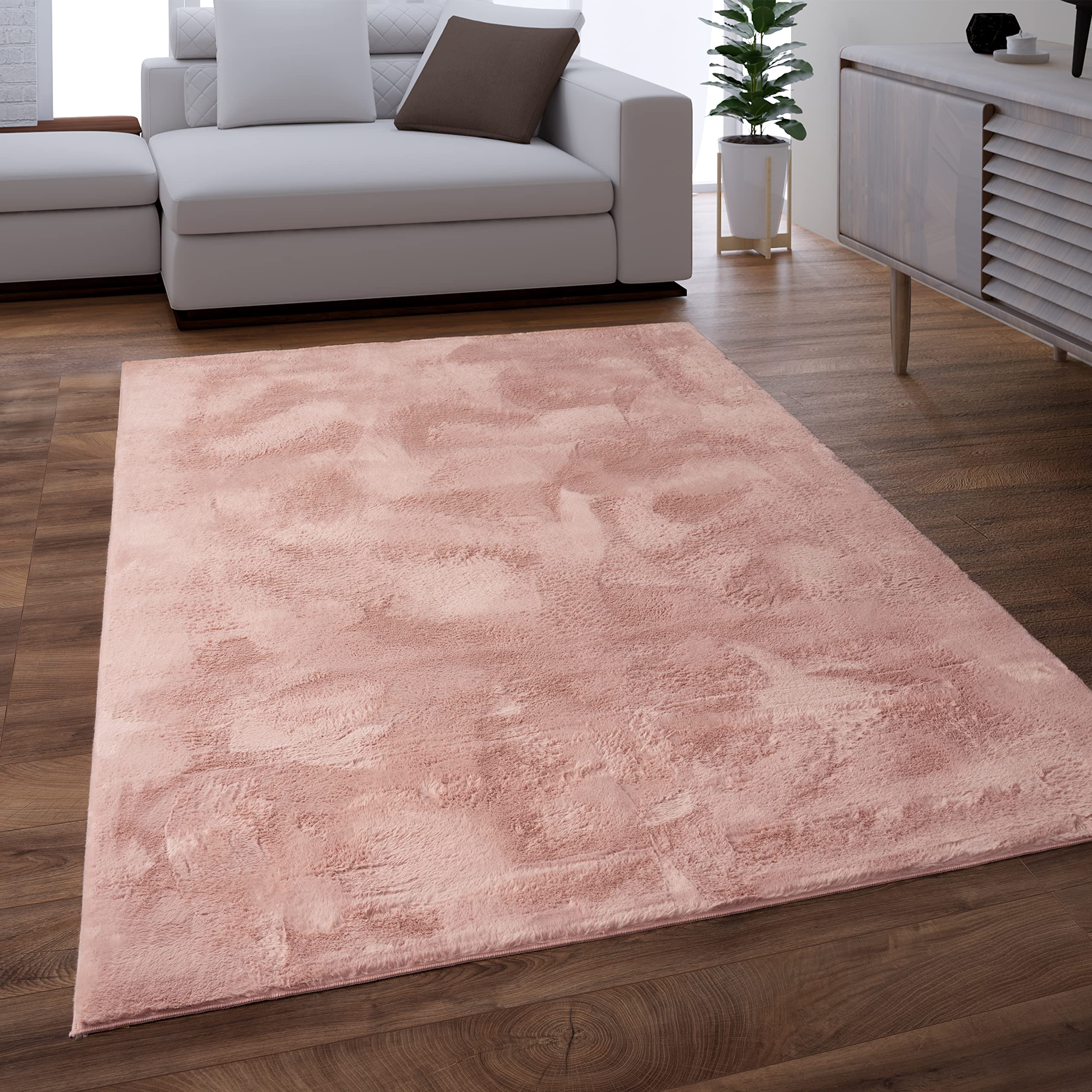 paco-home-rabbit-hochflor-teppich-schwarz-100x200-cm-kaninchenfell-imitat image 7