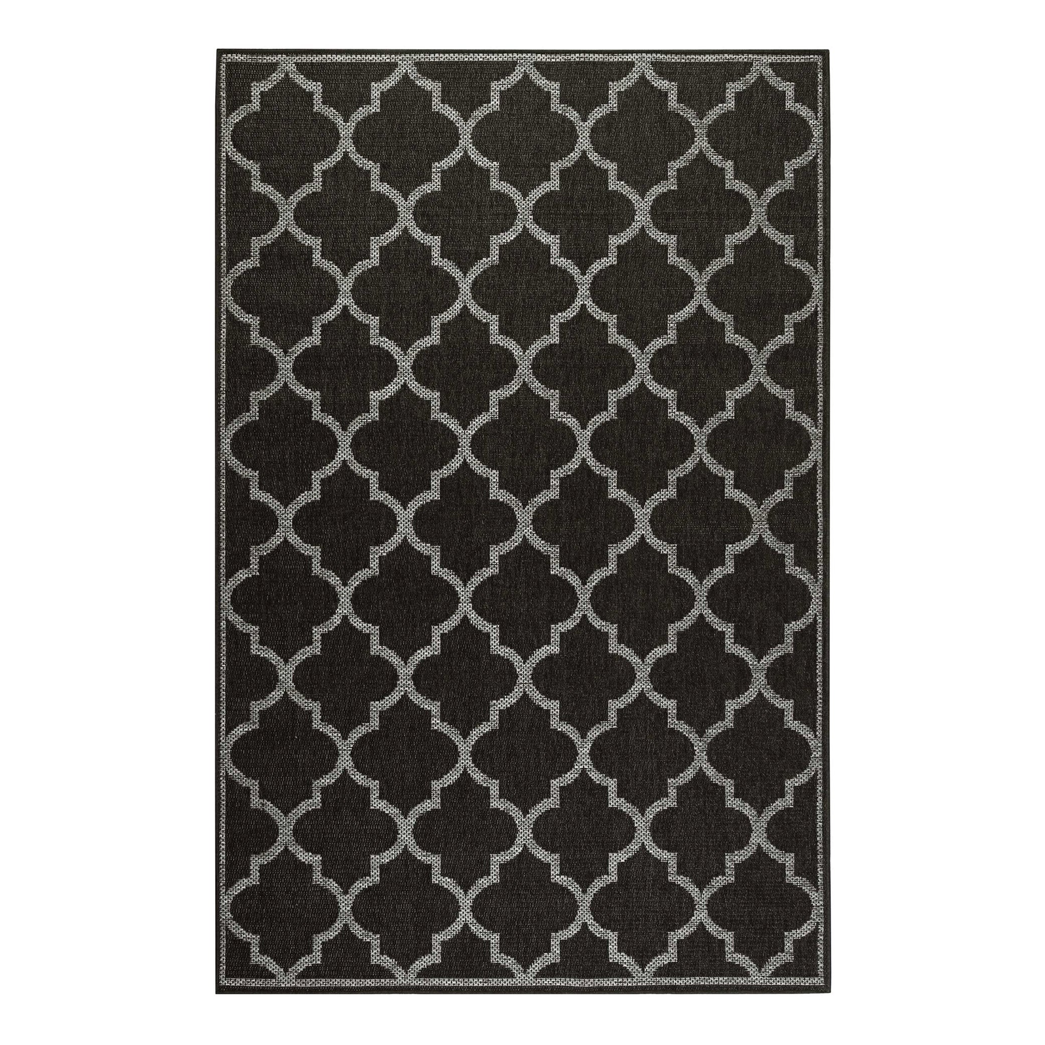 weconhome-outdoor-teppich-gleamy-anthrazit-grau-gewebt image 1