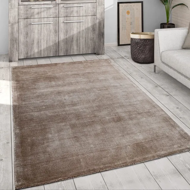 paco-home-teppich-wohnzimmer-vintage-kurzflor-handgewebt-120x170-cm-beige image 1