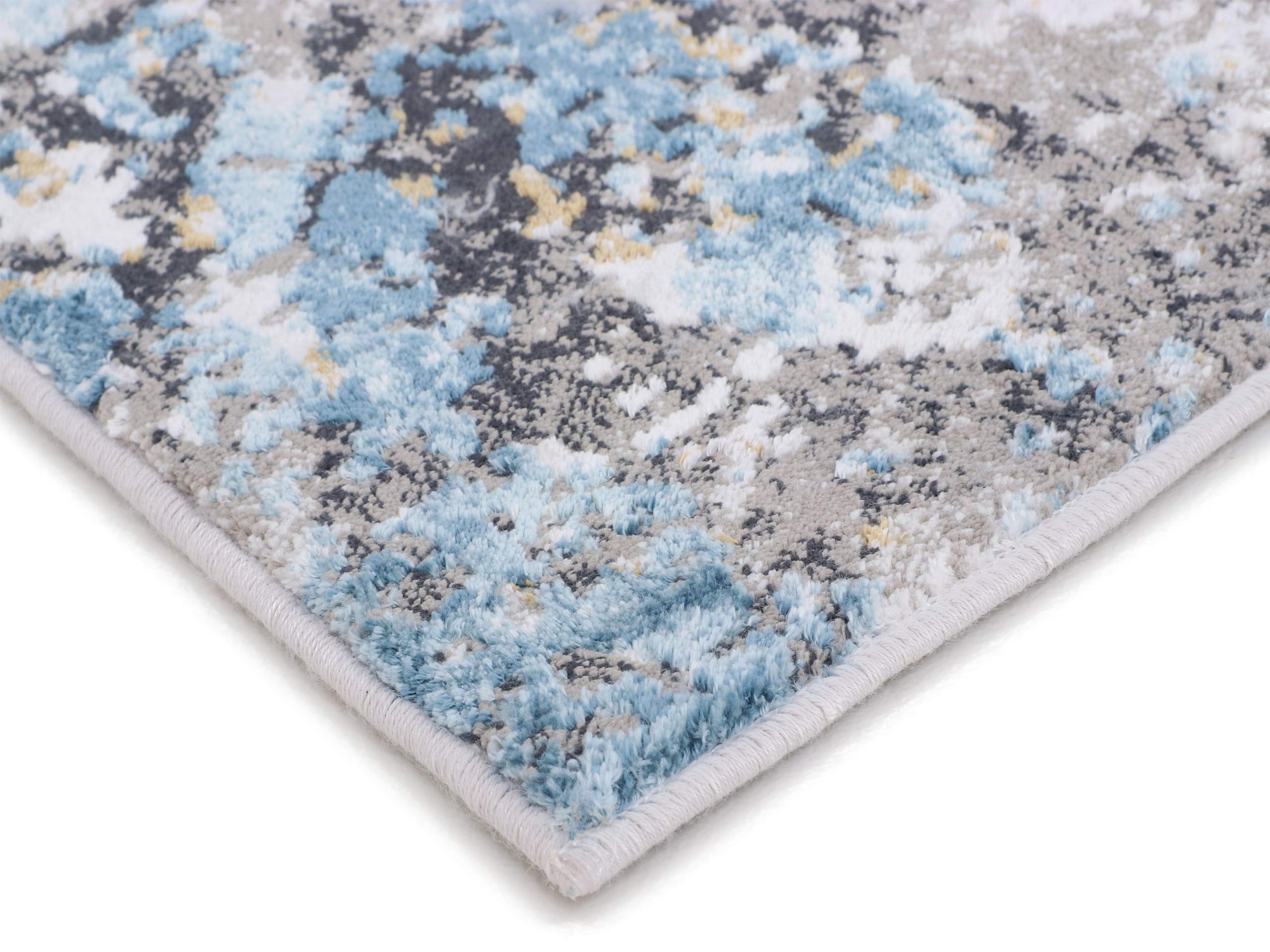 carpetfine-gusto-teppich-grau-160x230-cm-rechteckig-aus-viskose-polyester-mix-f- image 4