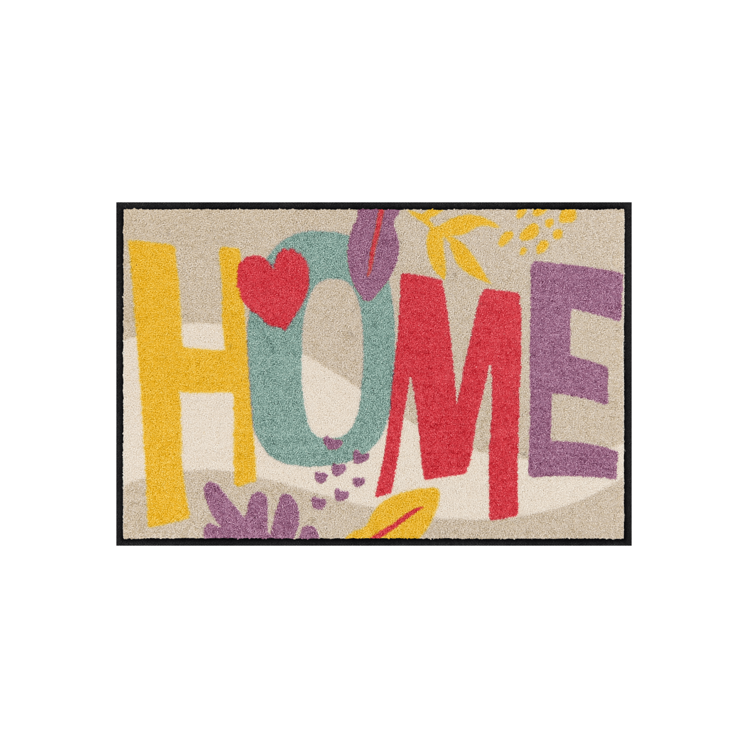 salonloewe-janis-home-fu-matte-50-x-75-cm-bunte-home-buchstaben-eingangsmatte image 1