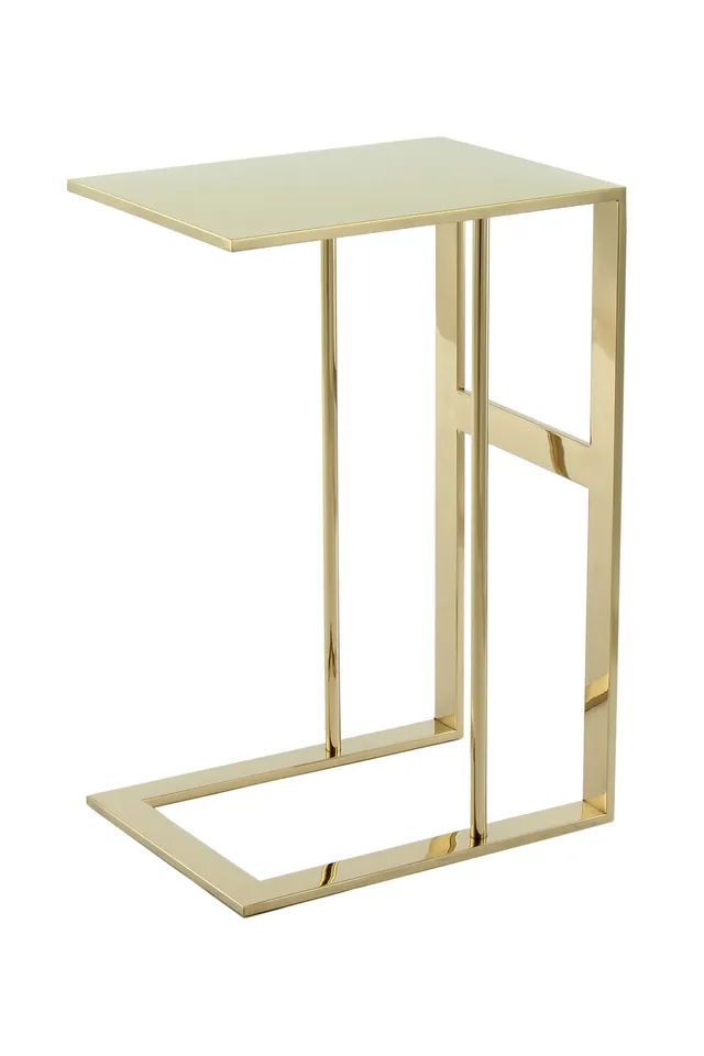 kayoom-beistelltisch-sten-125-edelstahl-30x40x60-cm-c-form-silber image 1