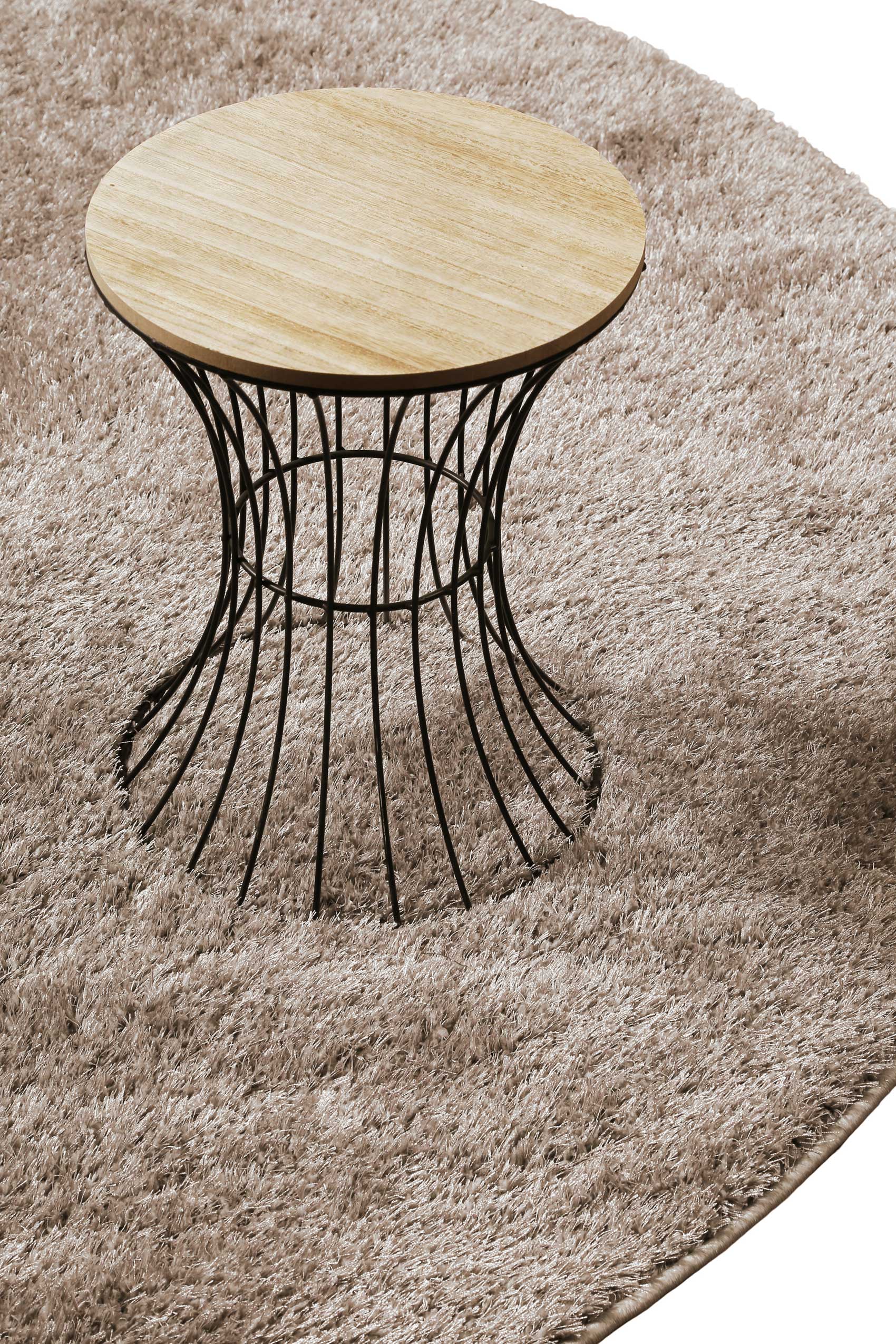 weconhome-basics-hochflorteppich-fanny-rund-beige-sand-gewebt-antirutsch-maschin image 4