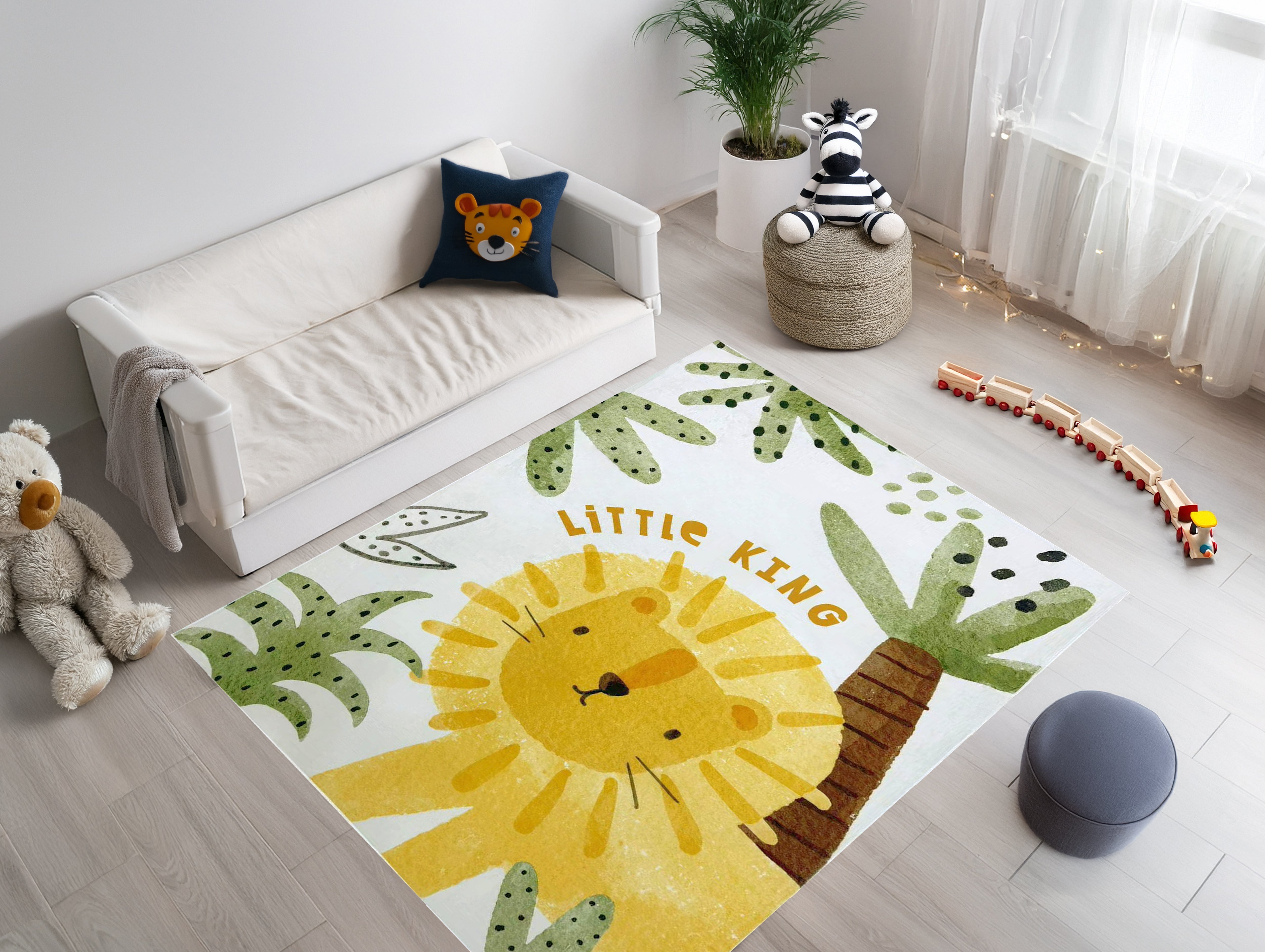 kayoom-wonder-127-kinderzimmerteppich-mit-fr-hlichem-kindermotiv-kurzflor-6-mm-8 image 2