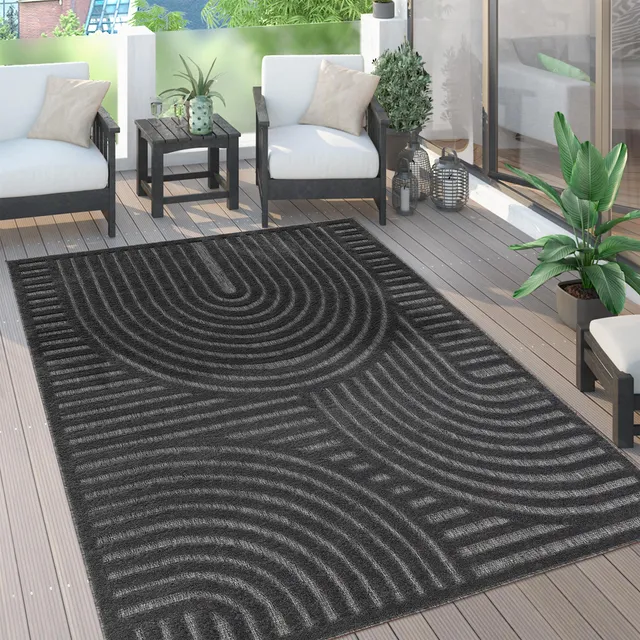 paco-home-outdoor-flachgewebe-teppich-160x220-cm-anthrazit-boho-3d image 1