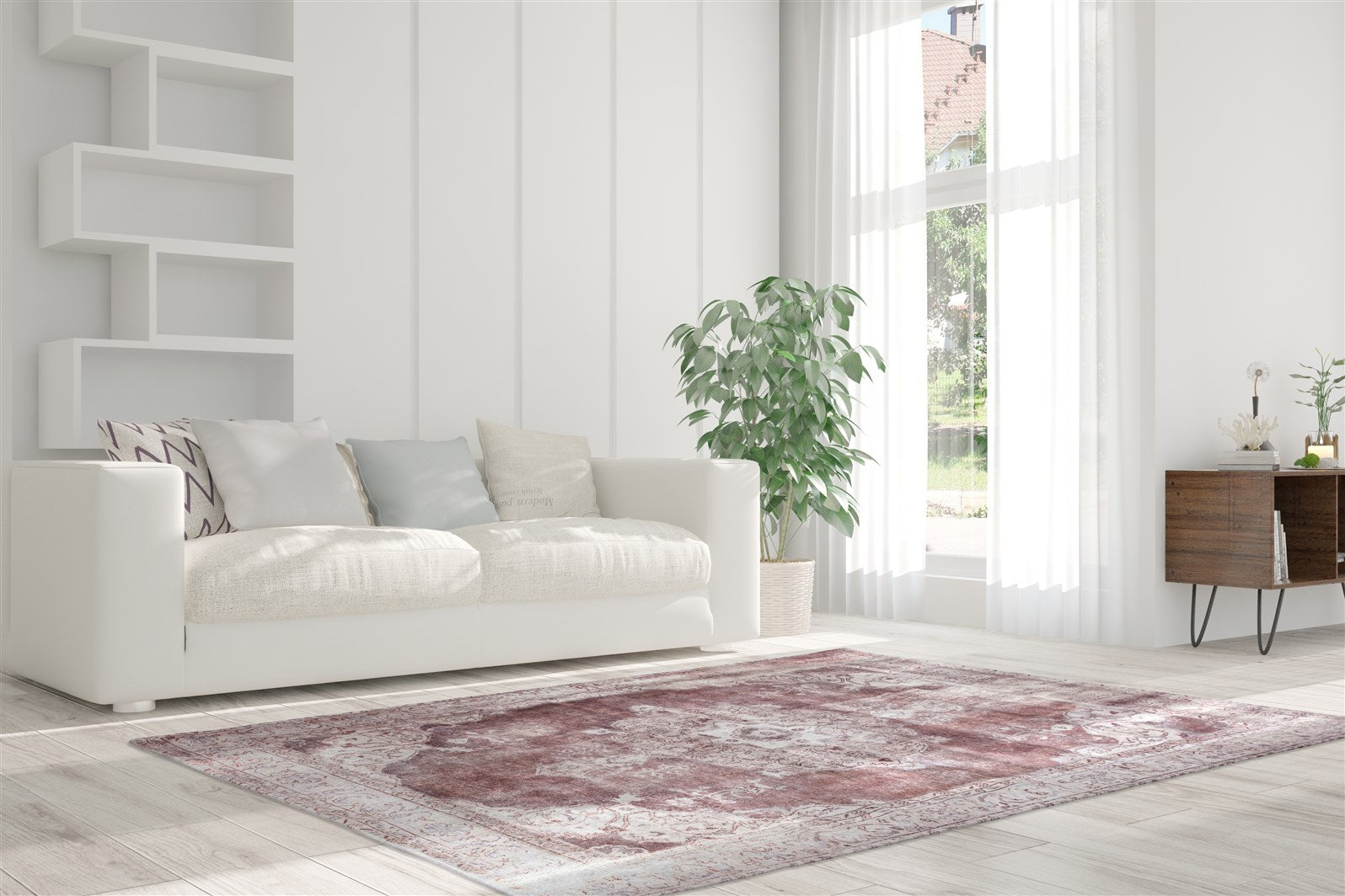 kayoom-vintage-8400-kurzflorteppich-im-vintage-stil-pflegeleicht image 6