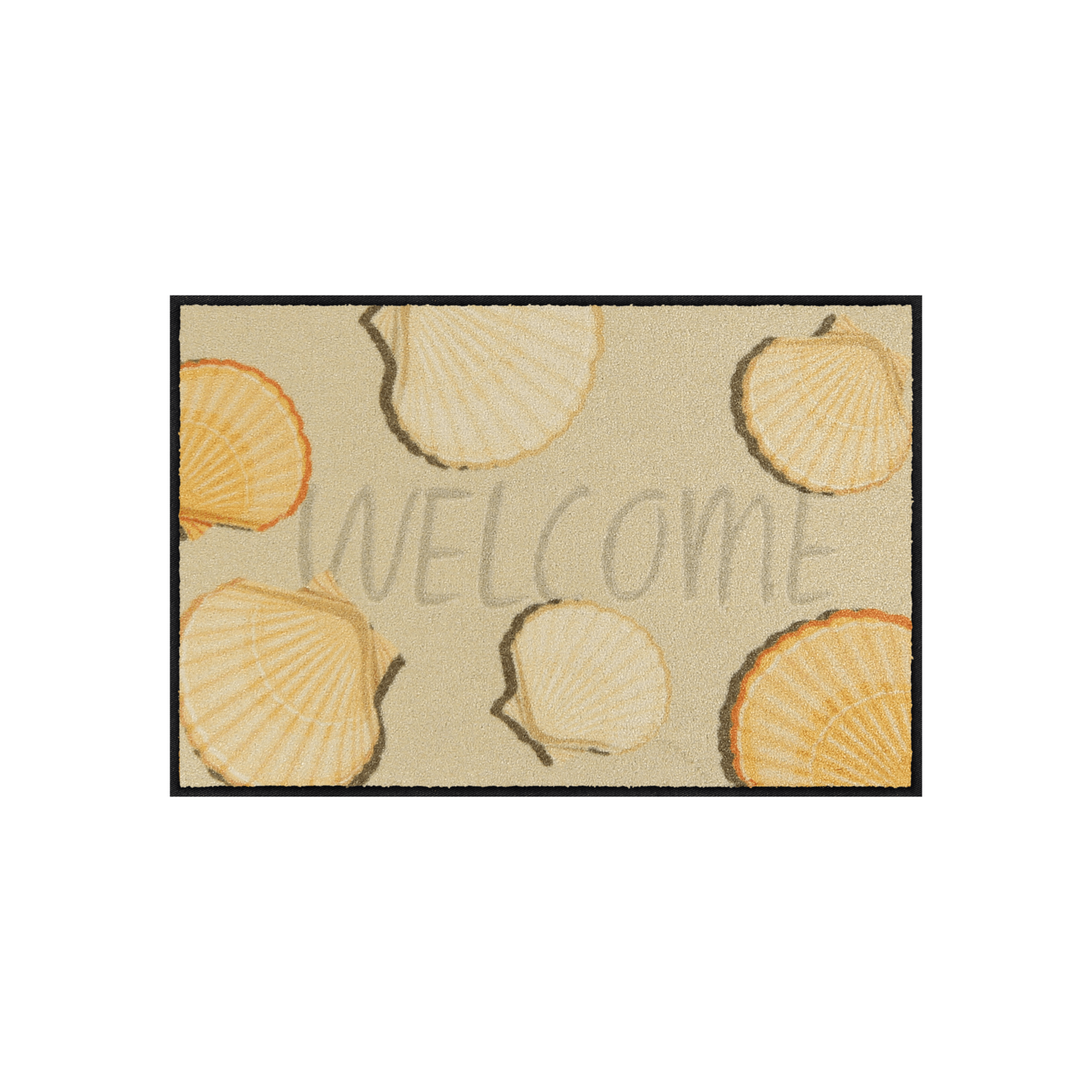 salonloewe-shell-seekers-eingangsmatte-50-x-75-cm-sandfarben-mit-muschelmotiv-un image 1